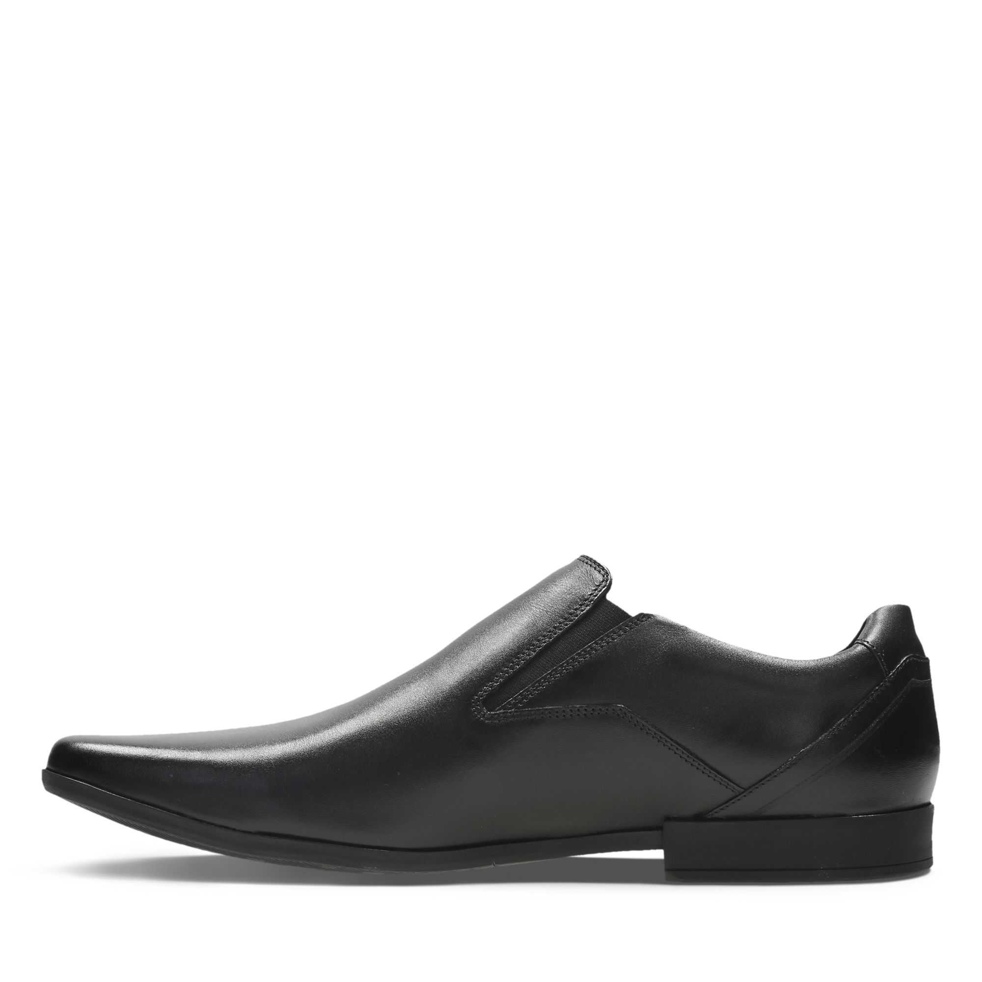 Obuv Clarks Glement Slip Černé | 68QFKGZYP