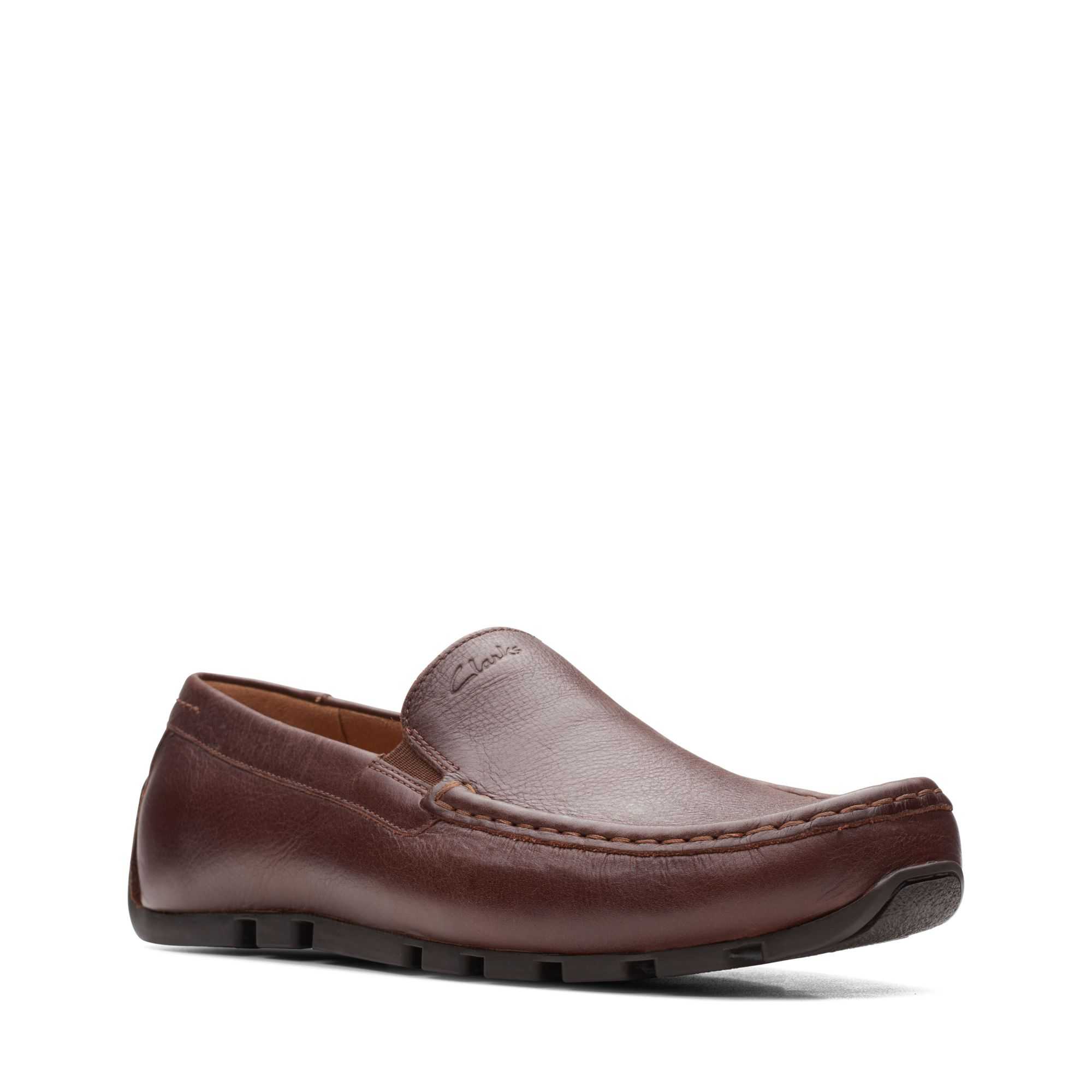 Obuv Clarks Oswick Plain Tmavě Hnědé | 01LTDUYJQ