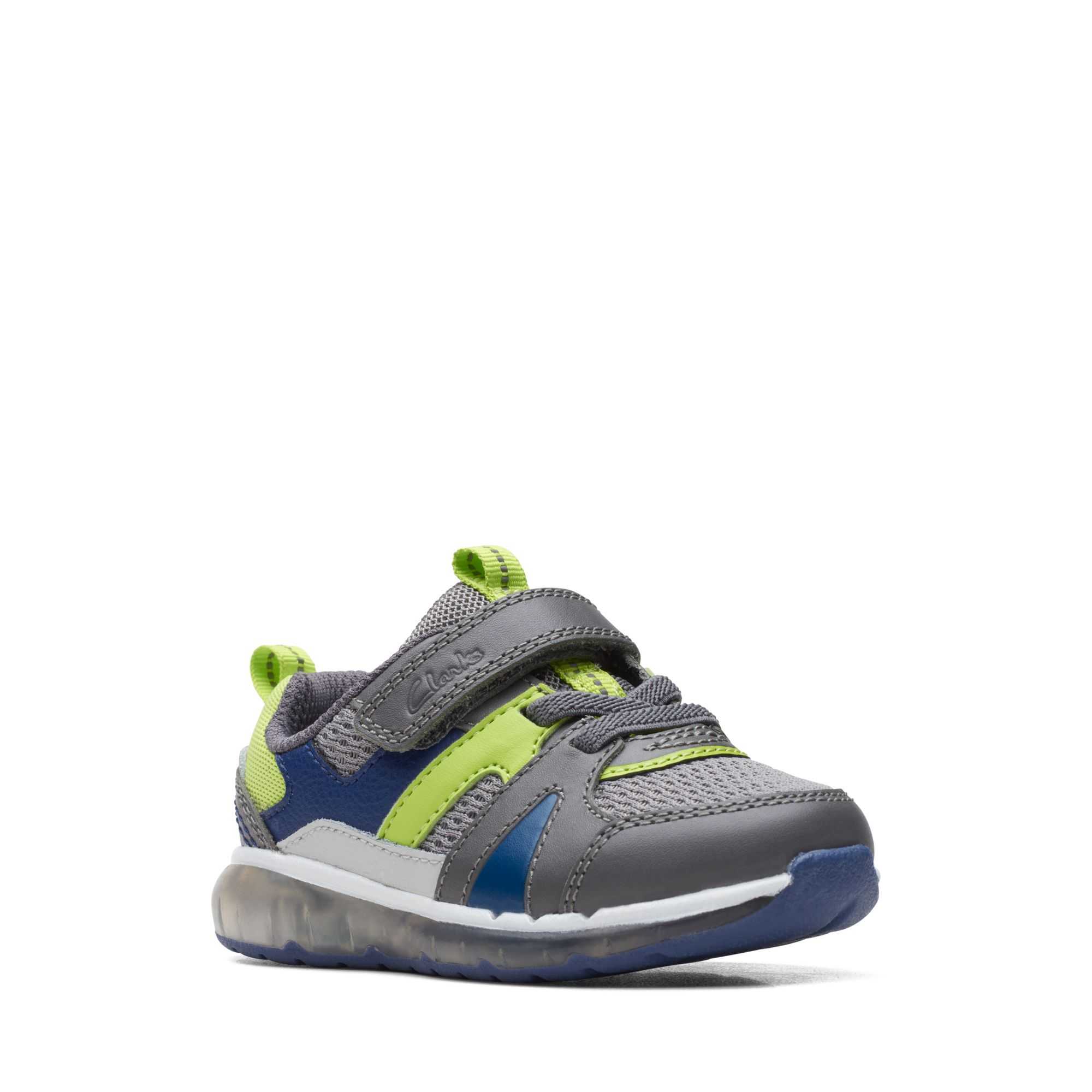 Obuv Clarks Spark Flash Toddler Šedé | 61SLIPTUK