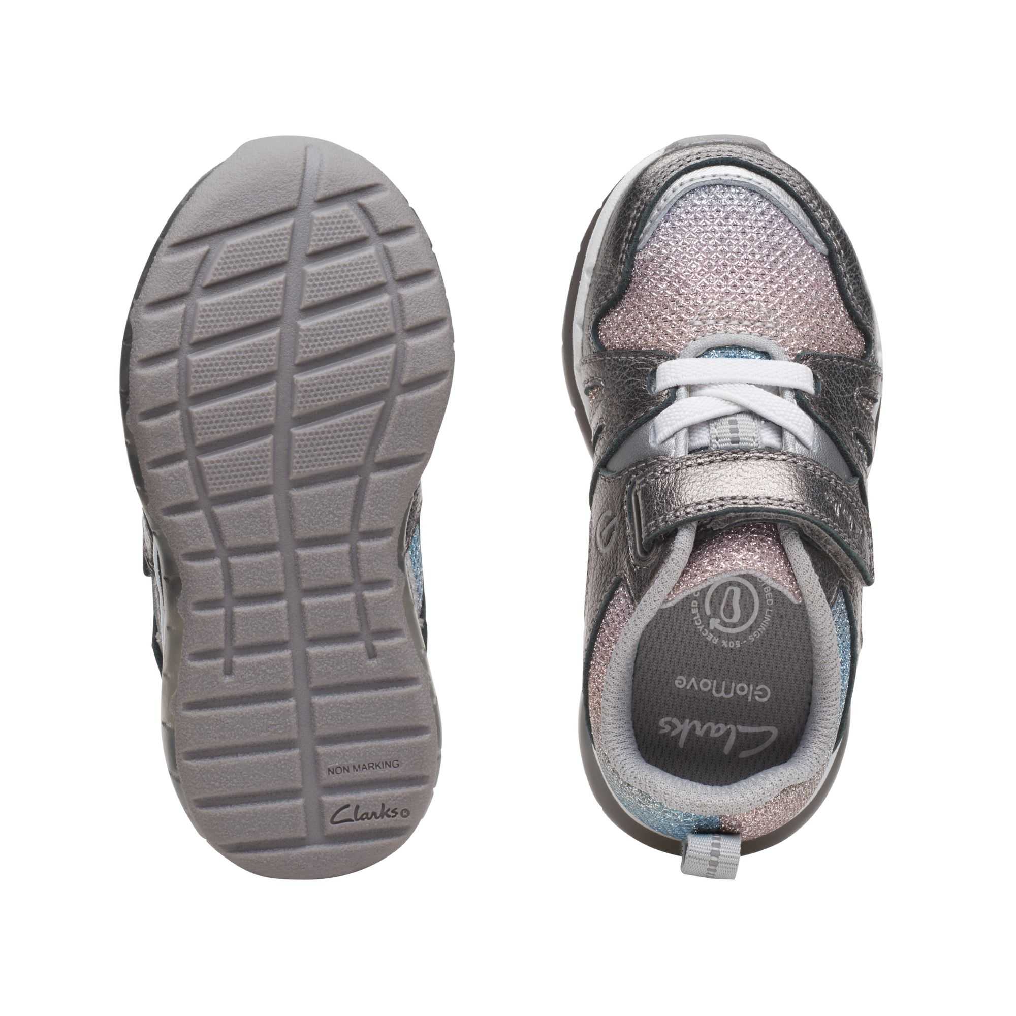 Obuv Clarks Spark Sparky Toddler Fialové | 30CZIBAMV