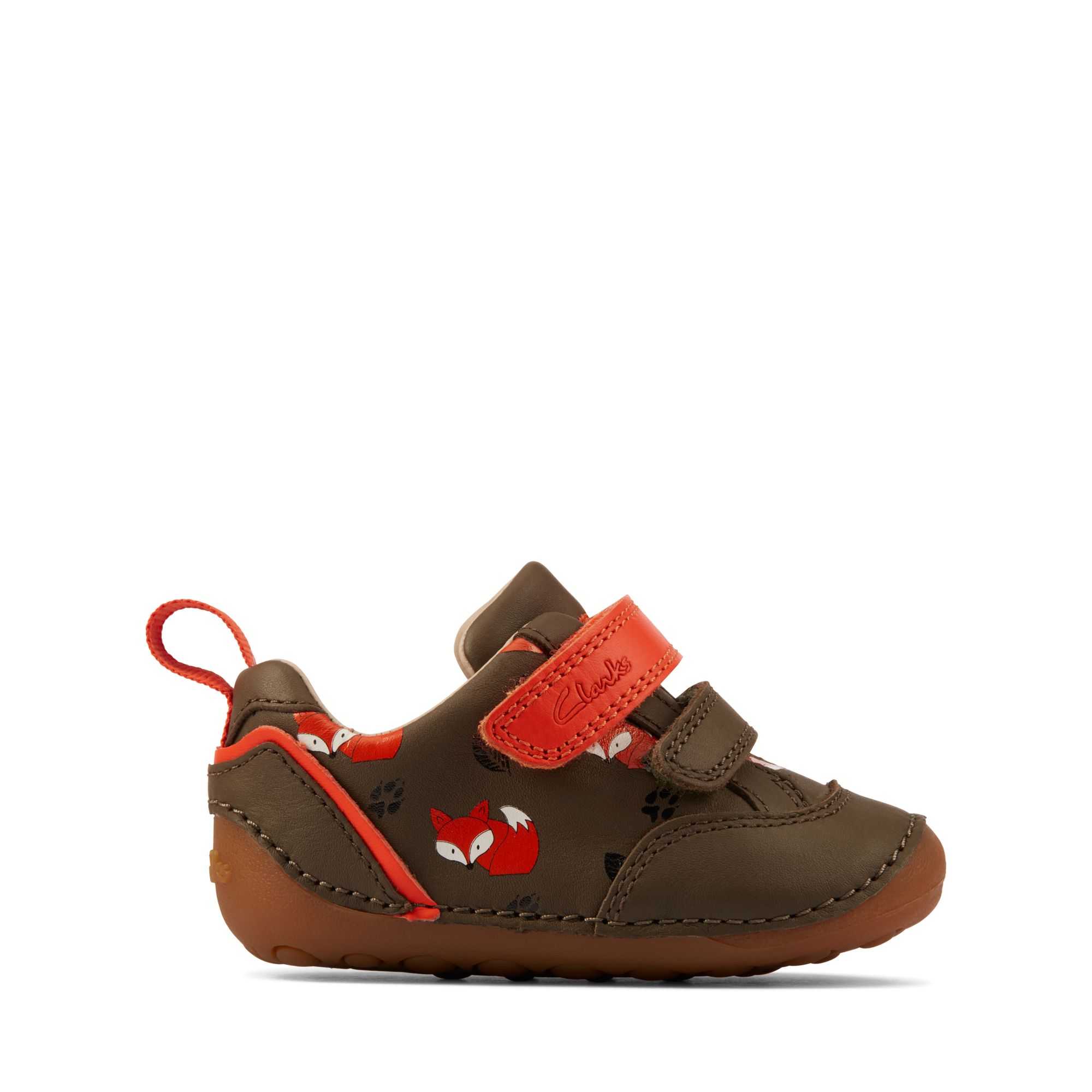 Obuv Clarks Tiny Cub Toddler Hnědožlutý | 45JBIWCAV