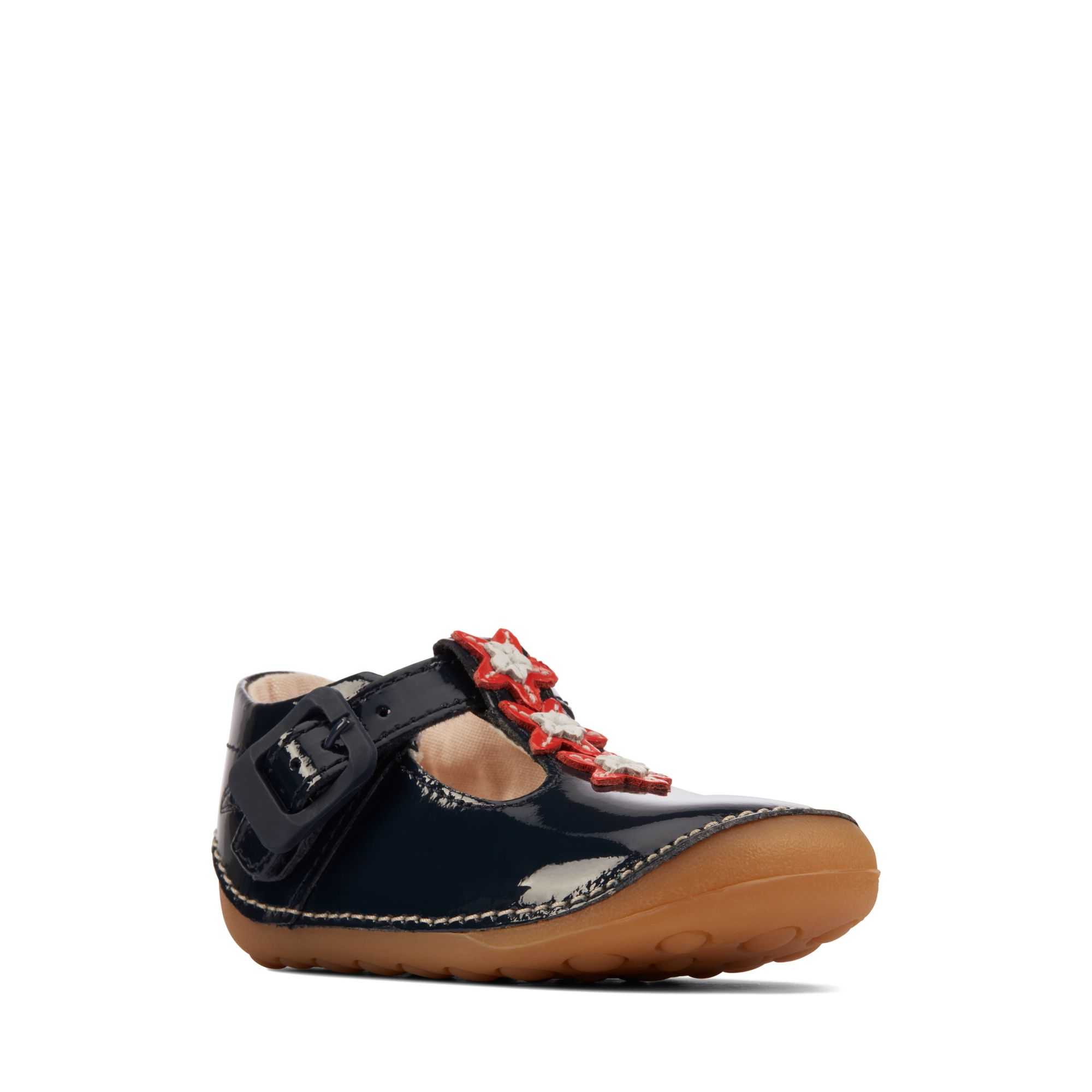 Obuv Clarks Tiny Flower Toddler Tmavě Blankyt | 56LYENPJS