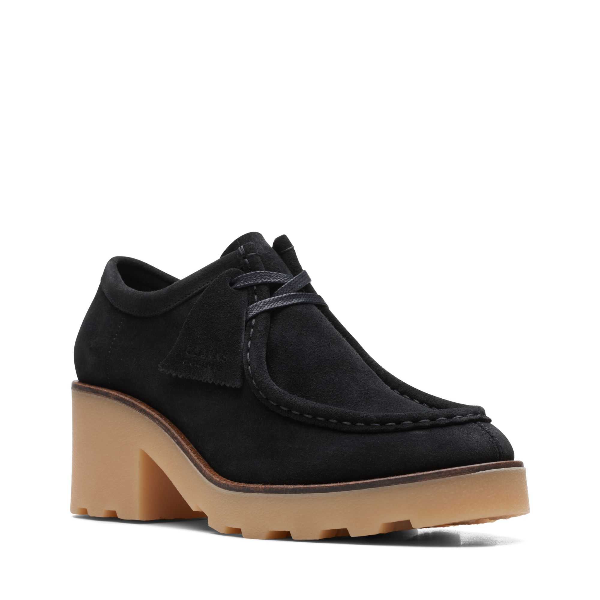 Originals Boty Clarks Wallabee Block Černé | 57NKTSGPU