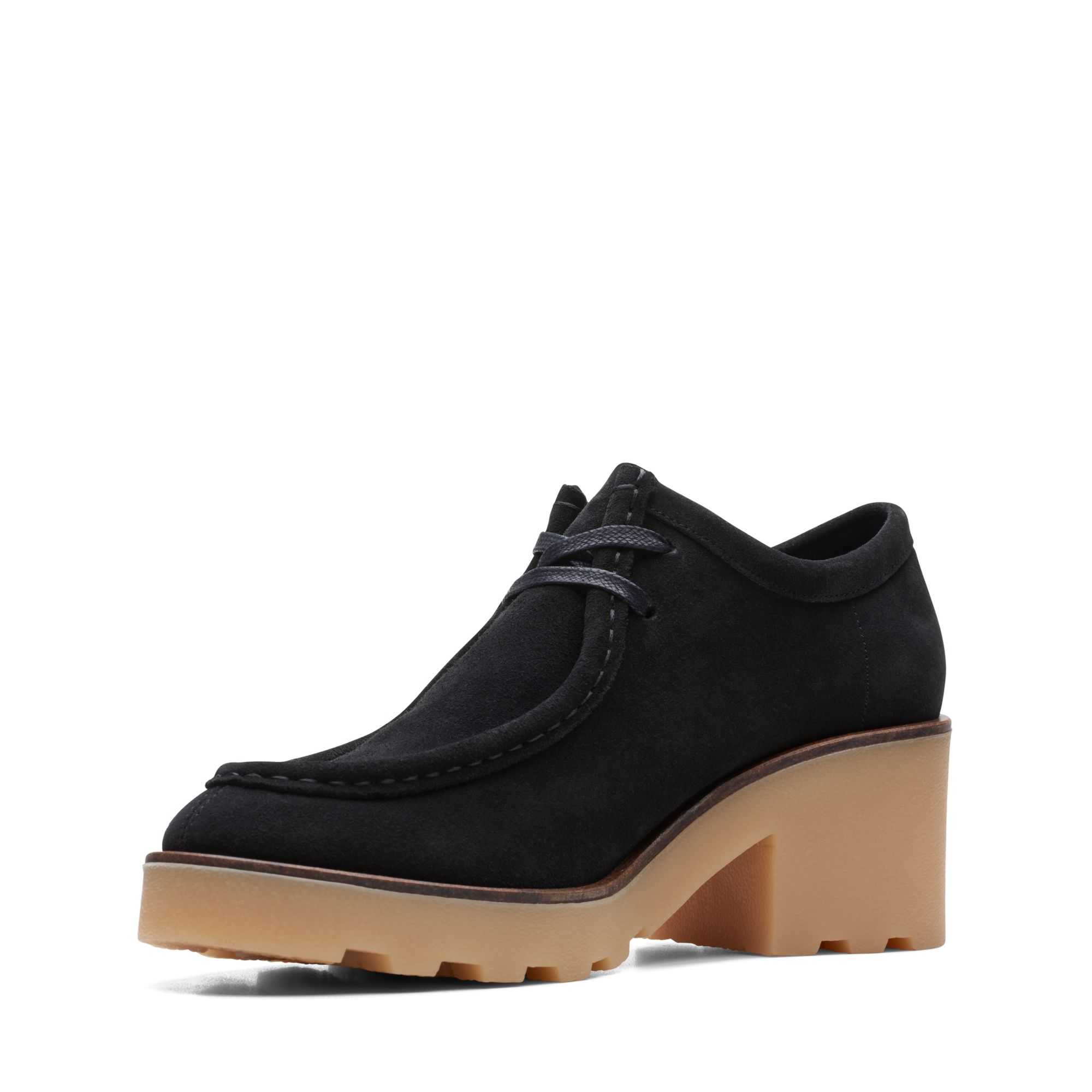 Originals Boty Clarks Wallabee Block Černé | 57NKTSGPU