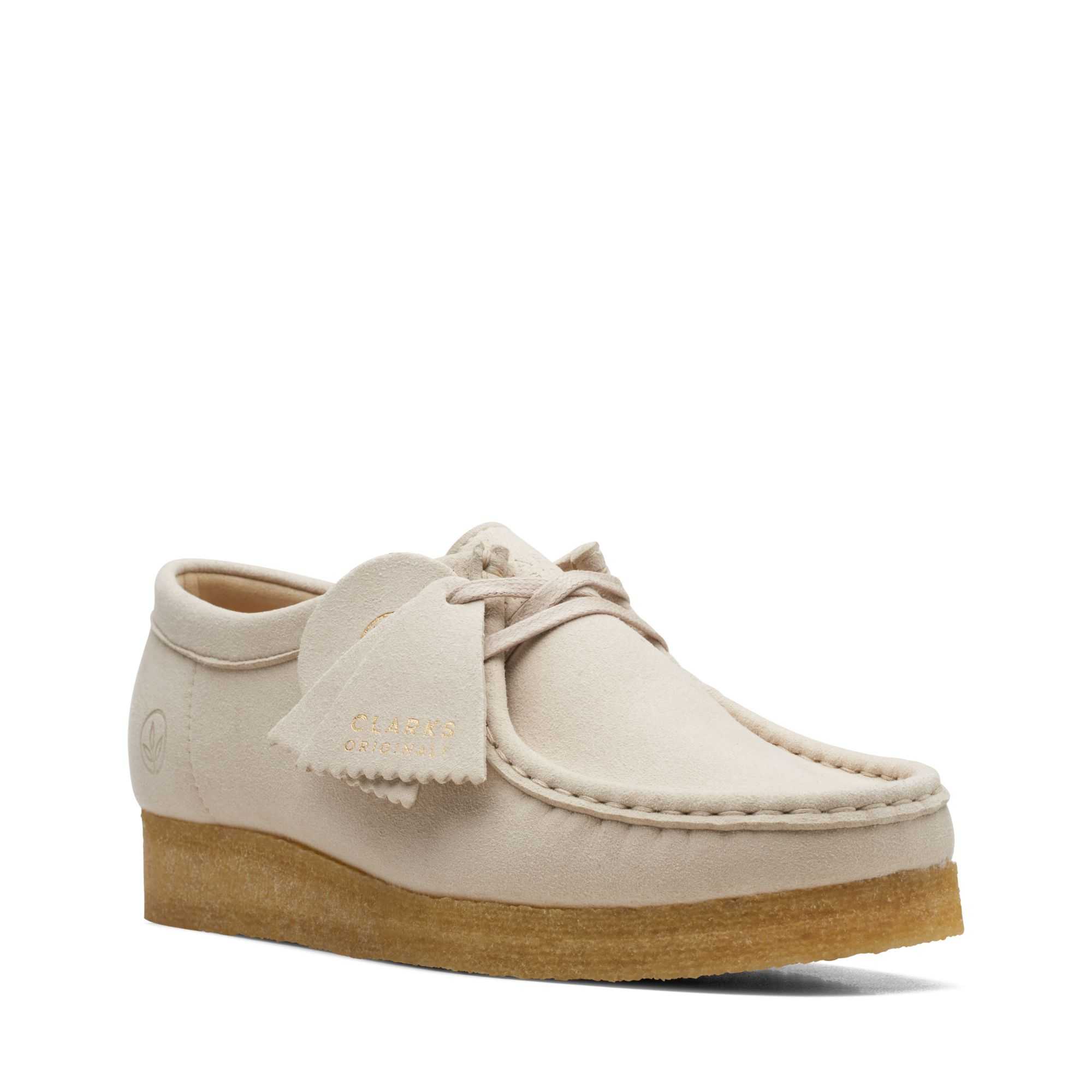 Originals Boty Clarks Wallabee Bílé | 68TPYRQMU