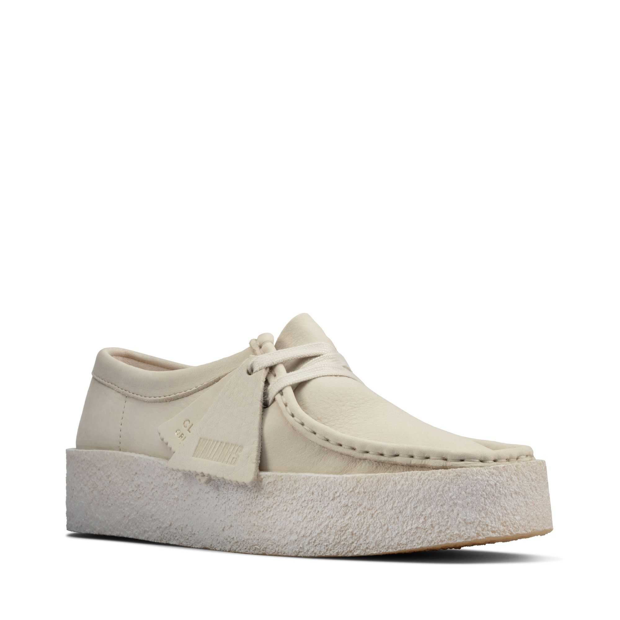 Originals Boty Clarks Wallabee Cup Bílé | 31YLINQFH