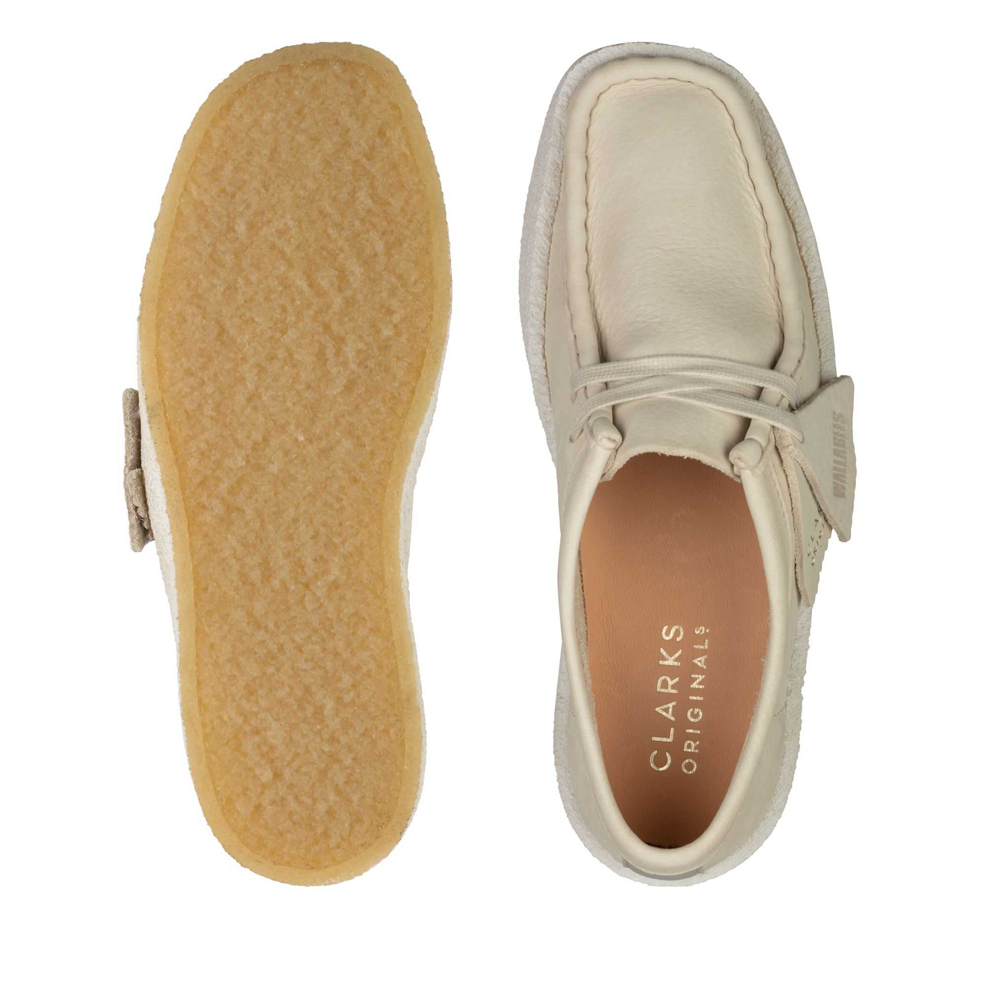 Originals Boty Clarks Wallabee Cup Bílé | 31YLINQFH