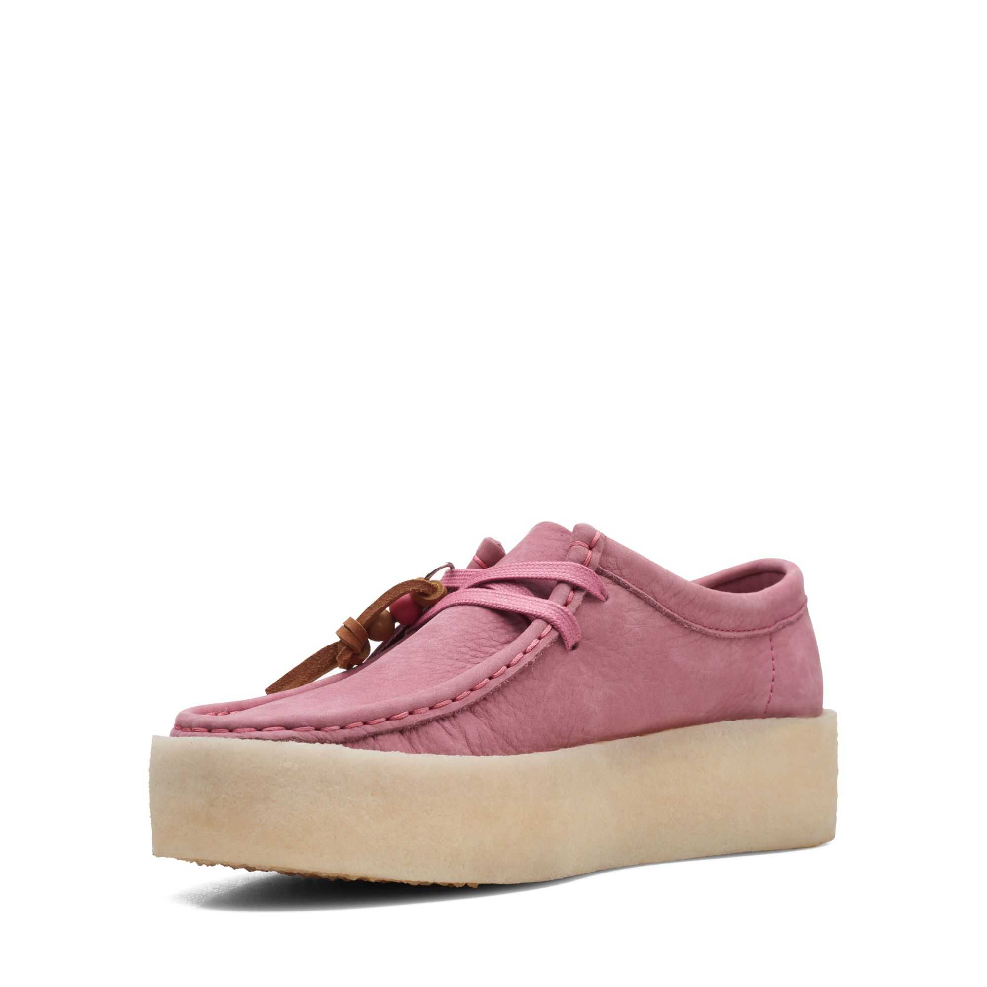 Originals Boty Clarks Wallabee Cup Růžové | 76QNSTDCO