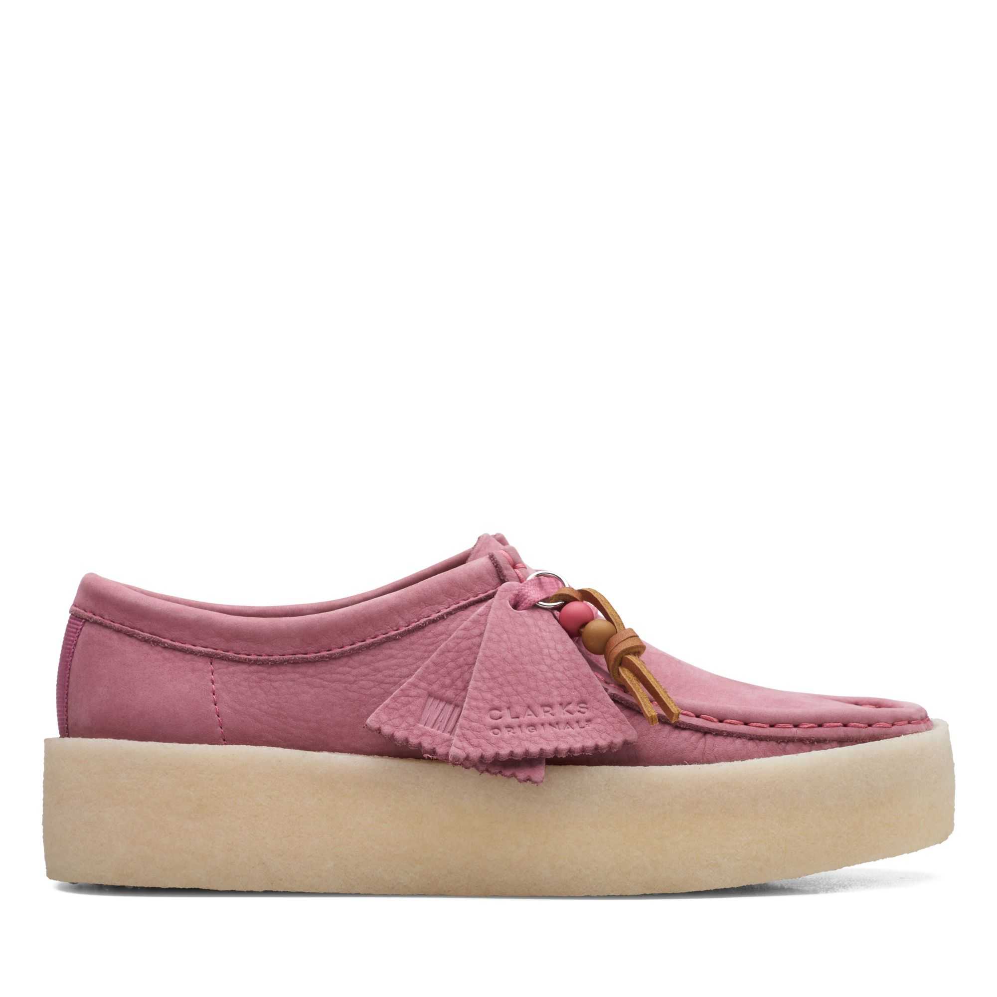 Originals Boty Clarks Wallabee Cup Růžové | 76QNSTDCO