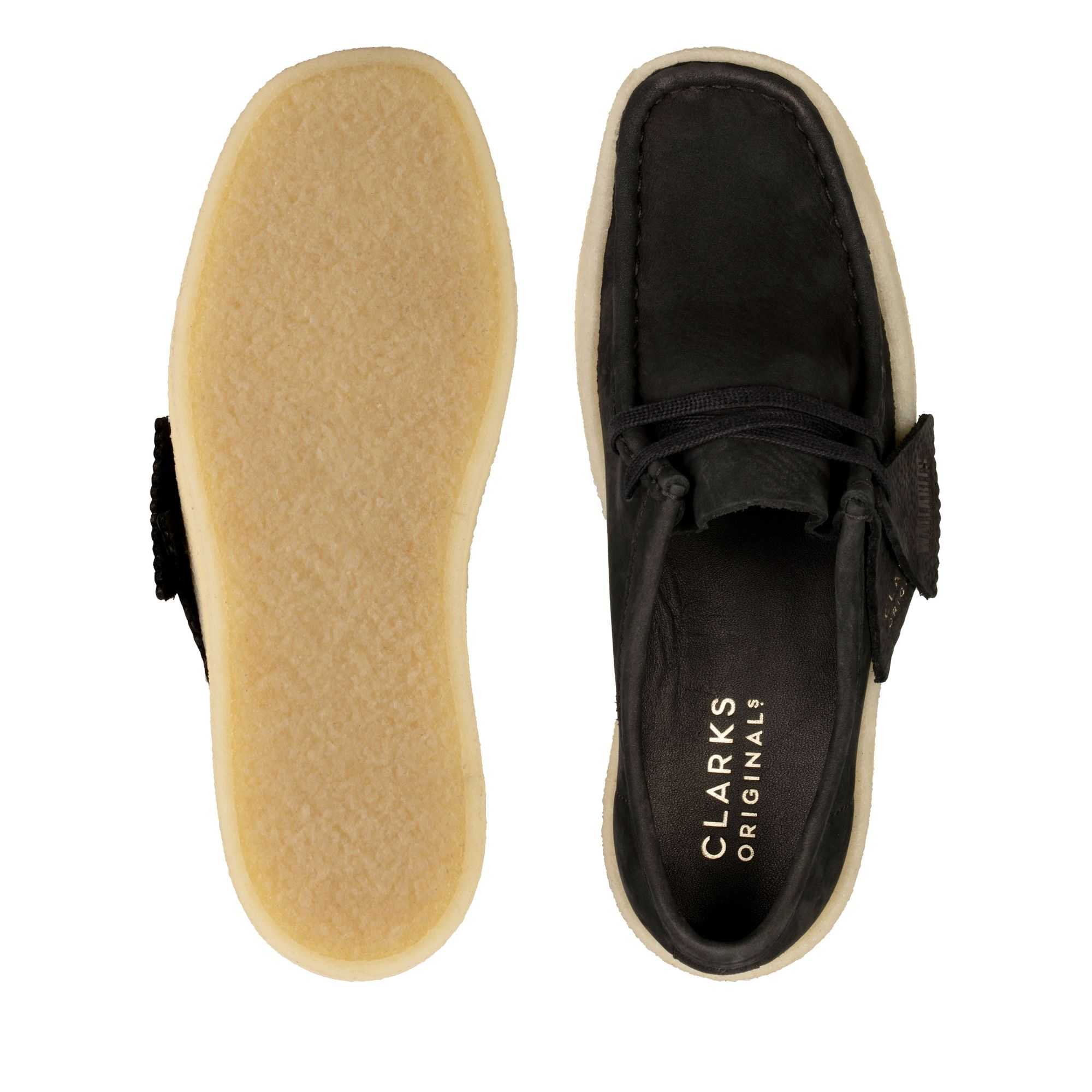 Originals Boty Clarks Wallabee Cup Černé | 09SDEUAPJ