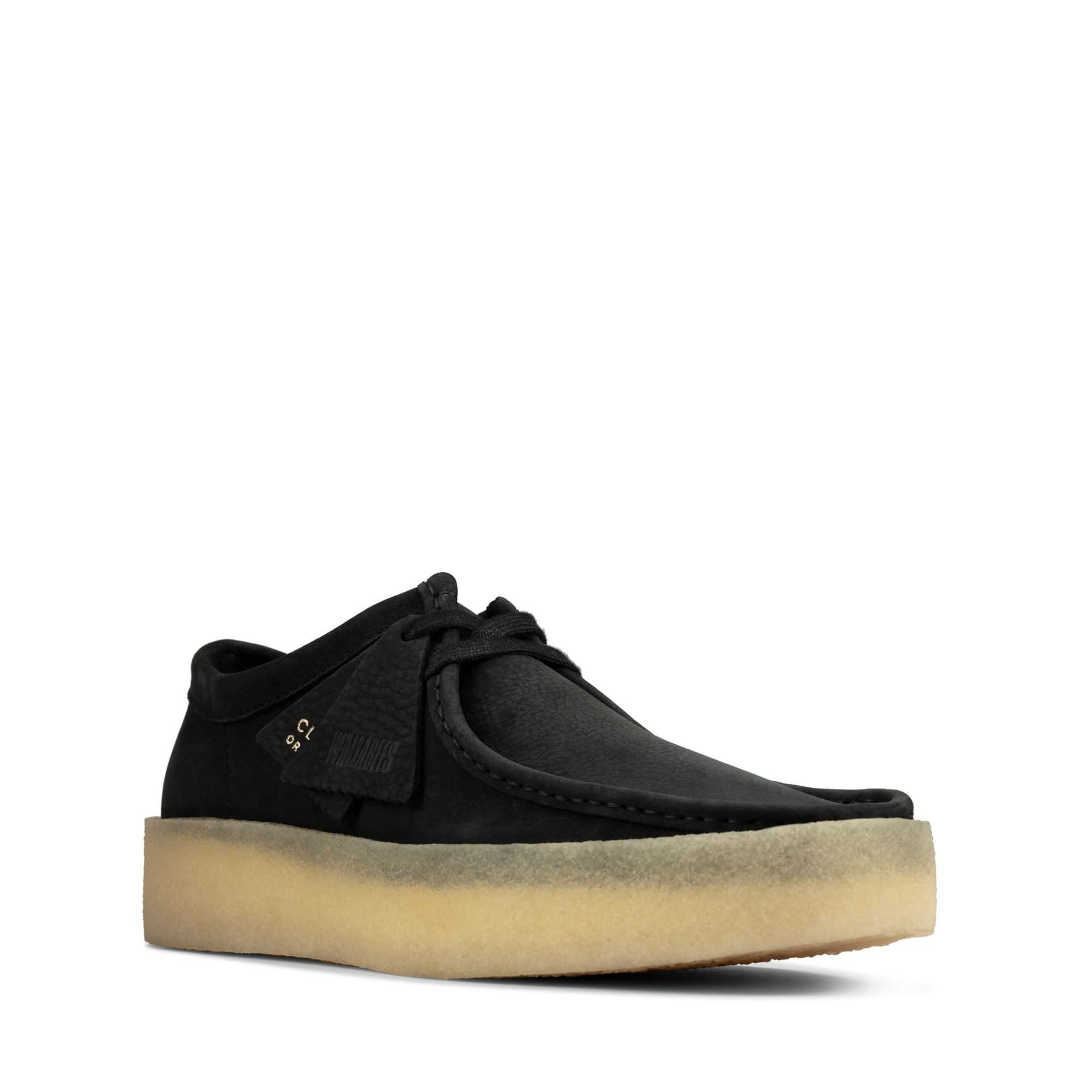 Originals Boty Clarks Wallabee Cup Černé | 58PGXMTCH