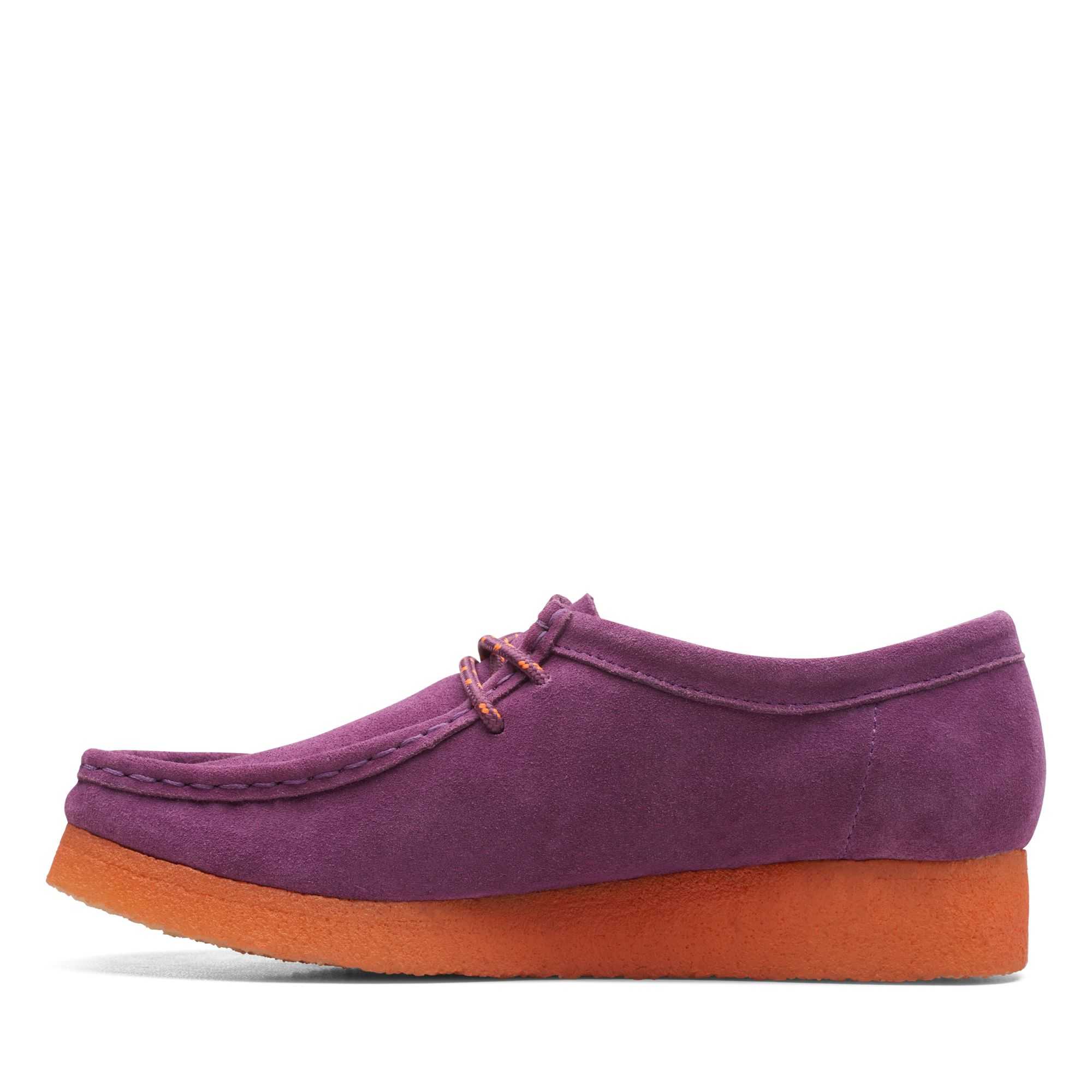 Originals Boty Clarks Wallabee Fialové | 94TOYKZEC