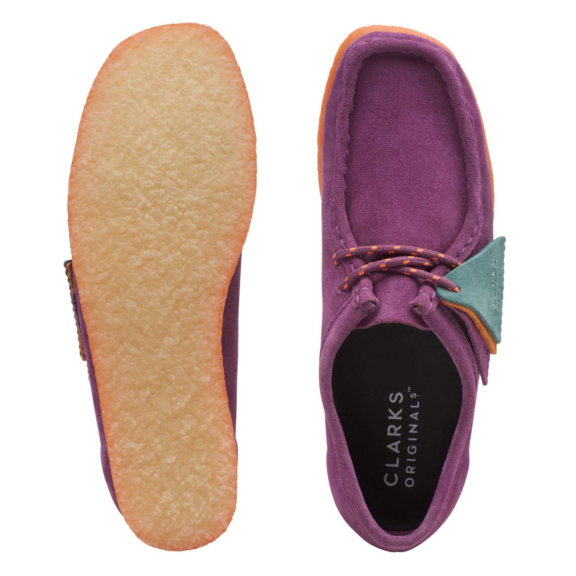 Originals Boty Clarks Wallabee Fialové | 94TOYKZEC