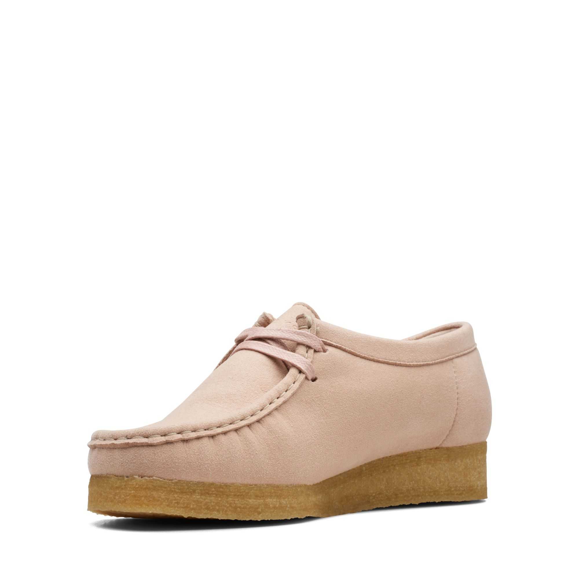 Originals Boty Clarks Wallabee Růžové | 87YKIXLWF