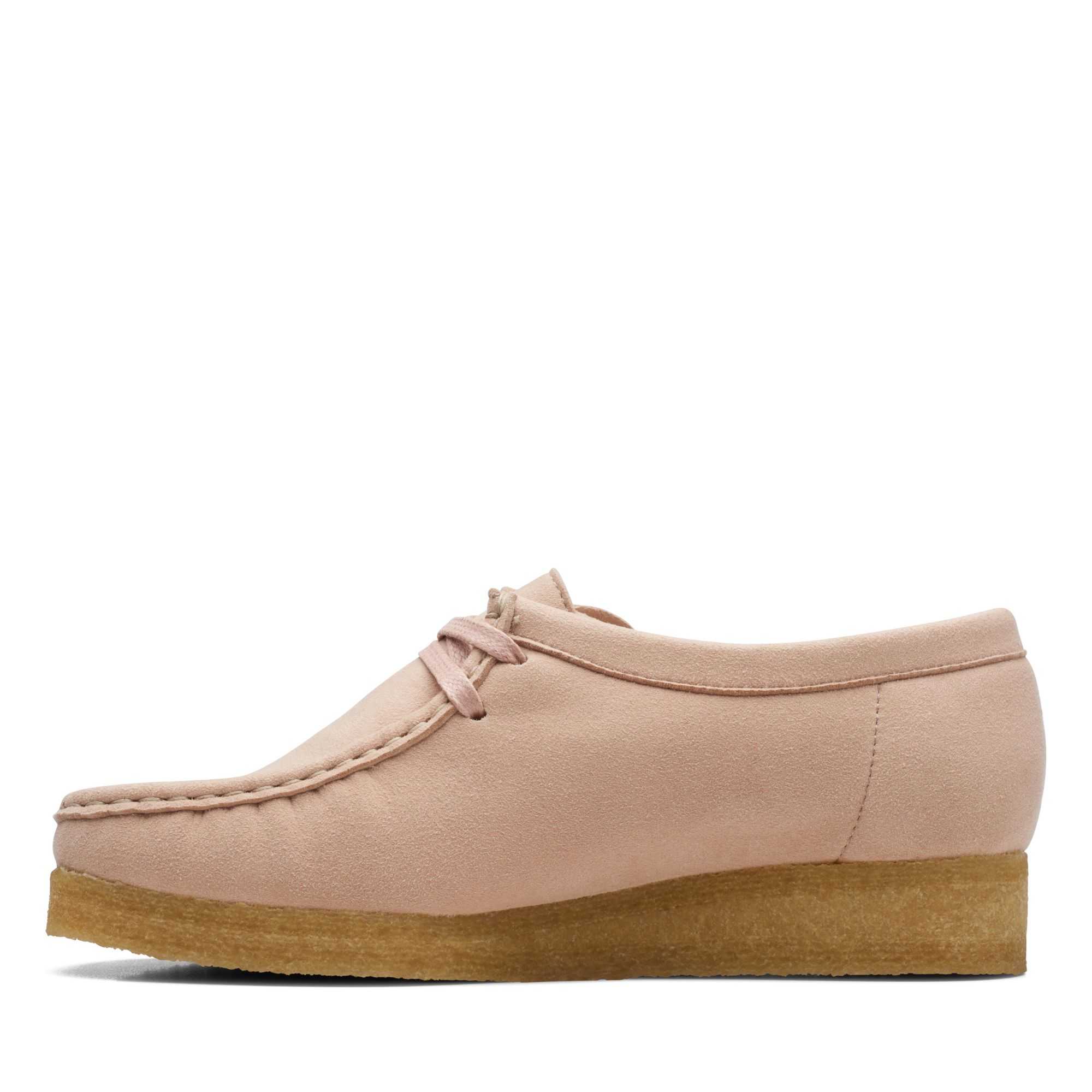 Originals Boty Clarks Wallabee Růžové | 87YKIXLWF