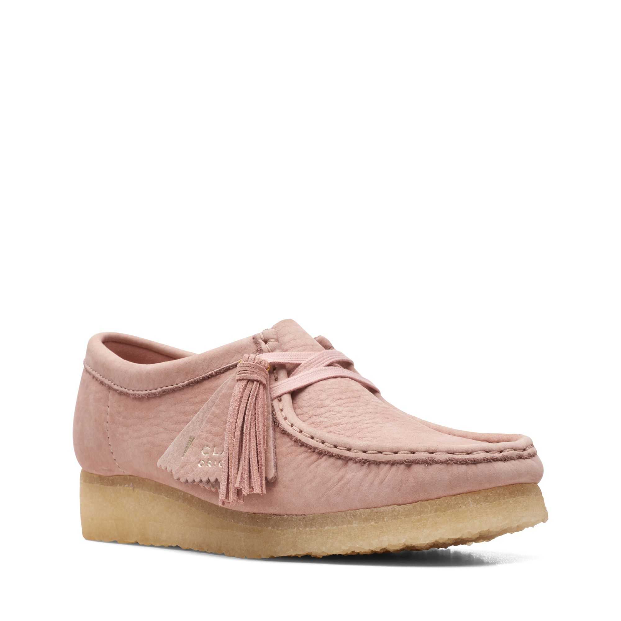 Originals Boty Clarks Wallabee Růžové | 92ZAVJQTO