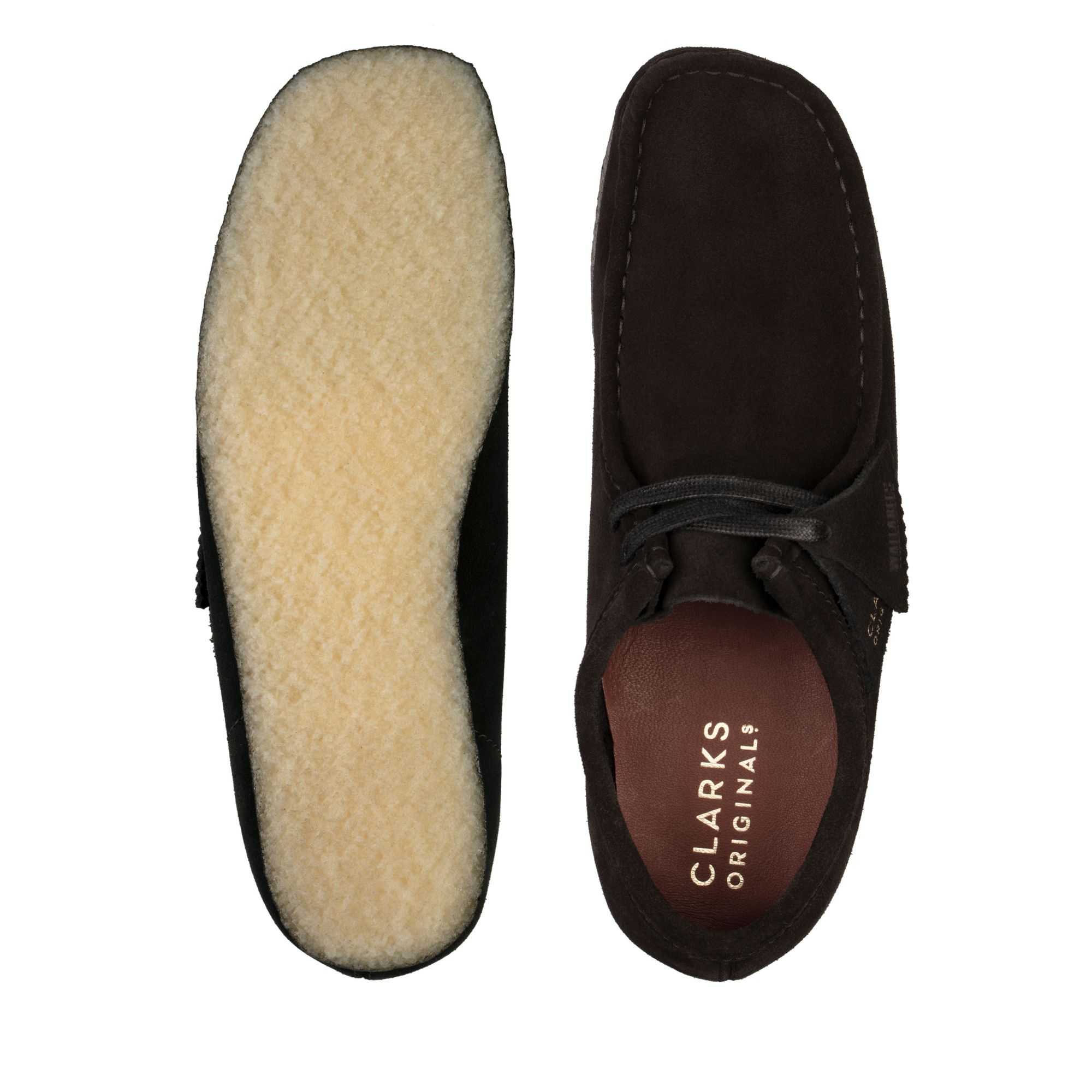 Originals Boty Clarks Wallabee Černé | 36ZOVRBKN