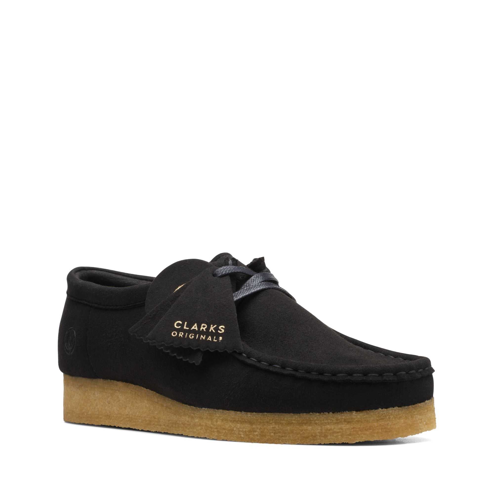 Originals Boty Clarks Wallabee Černé | 72FOHSWKB