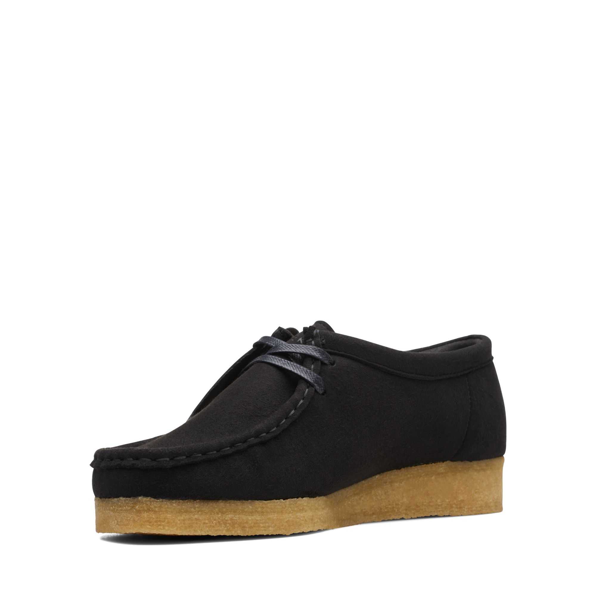 Originals Boty Clarks Wallabee Černé | 72FOHSWKB