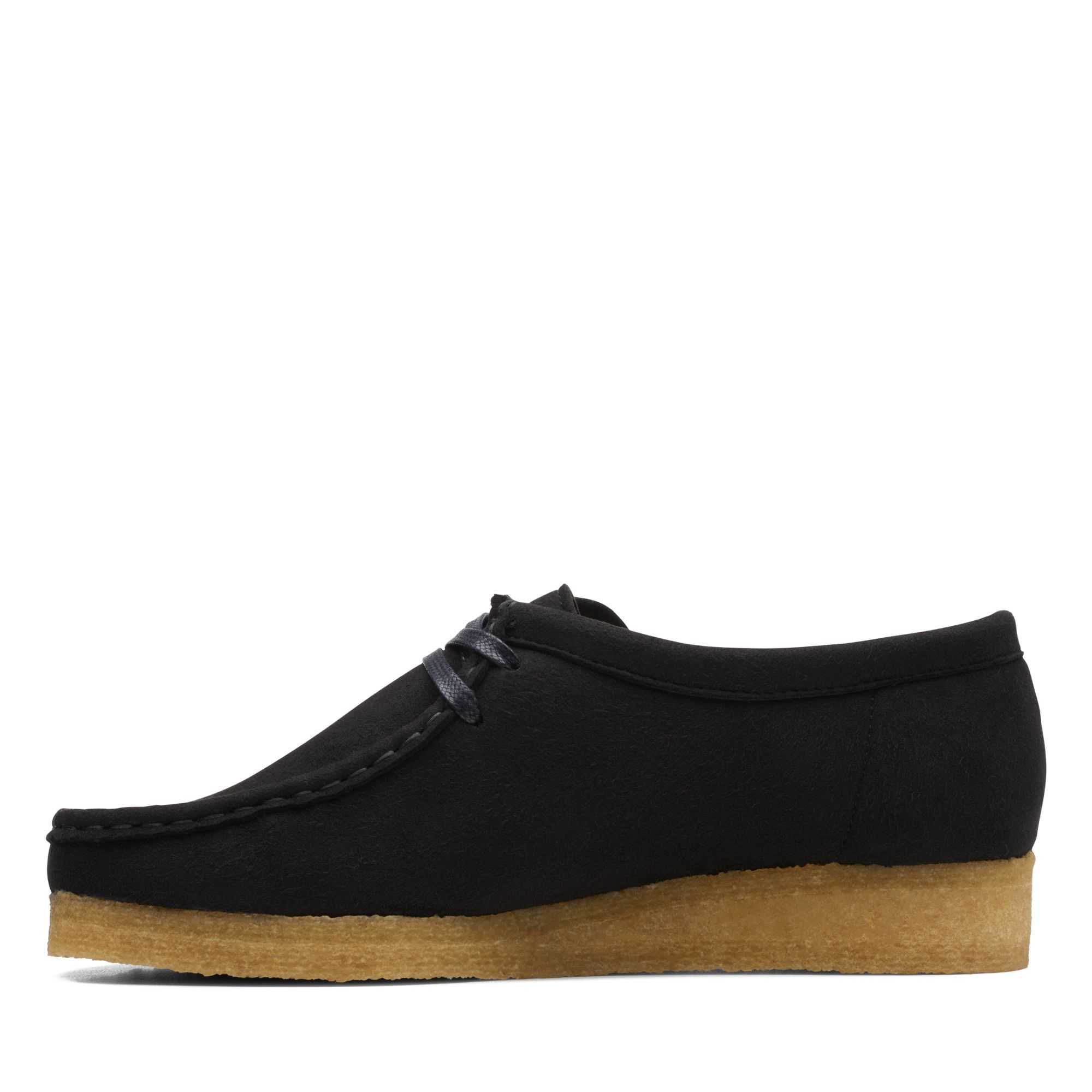 Originals Boty Clarks Wallabee Černé | 72FOHSWKB