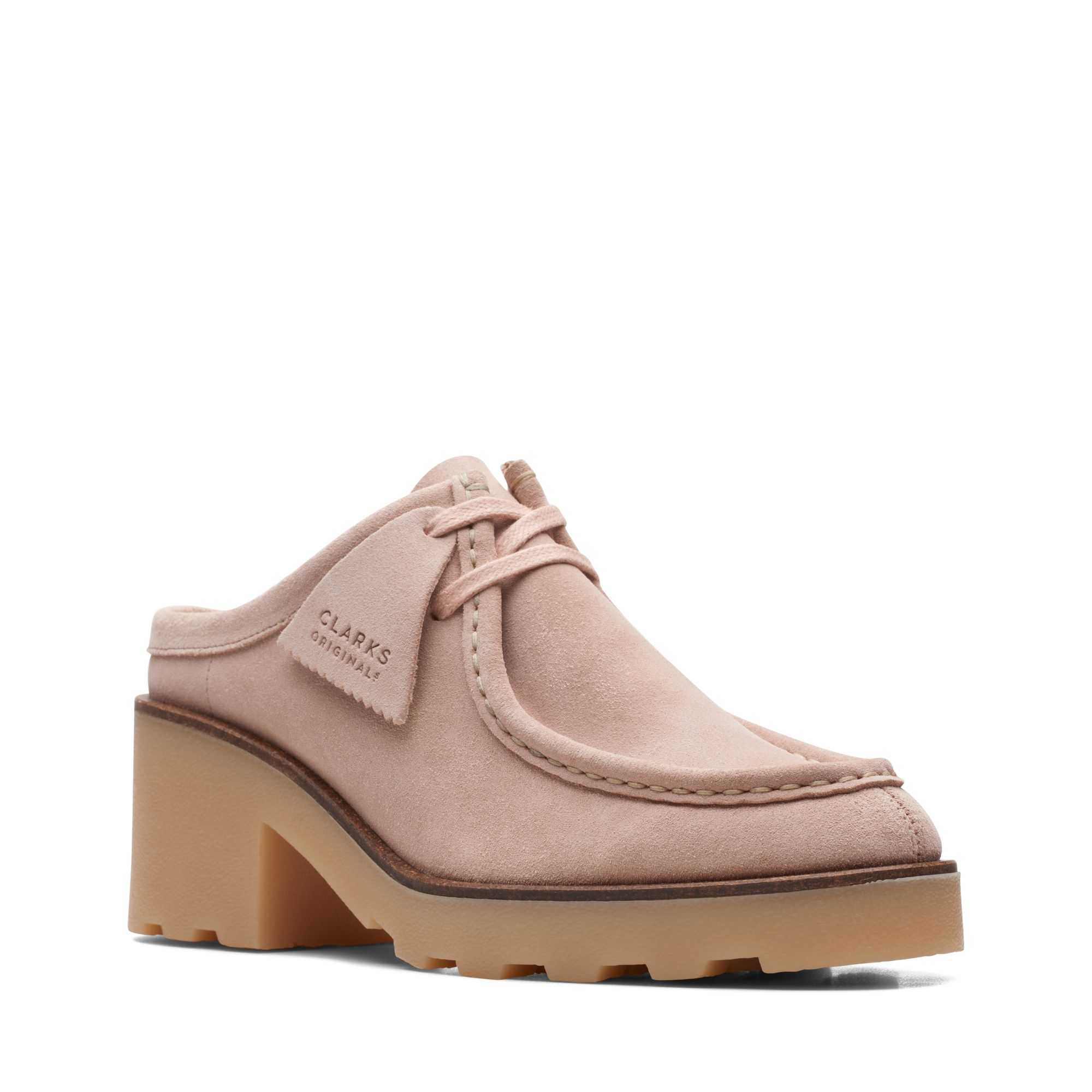 Originals Boty Clarks Wallablock Lo Růžové | 86SDZNBGL