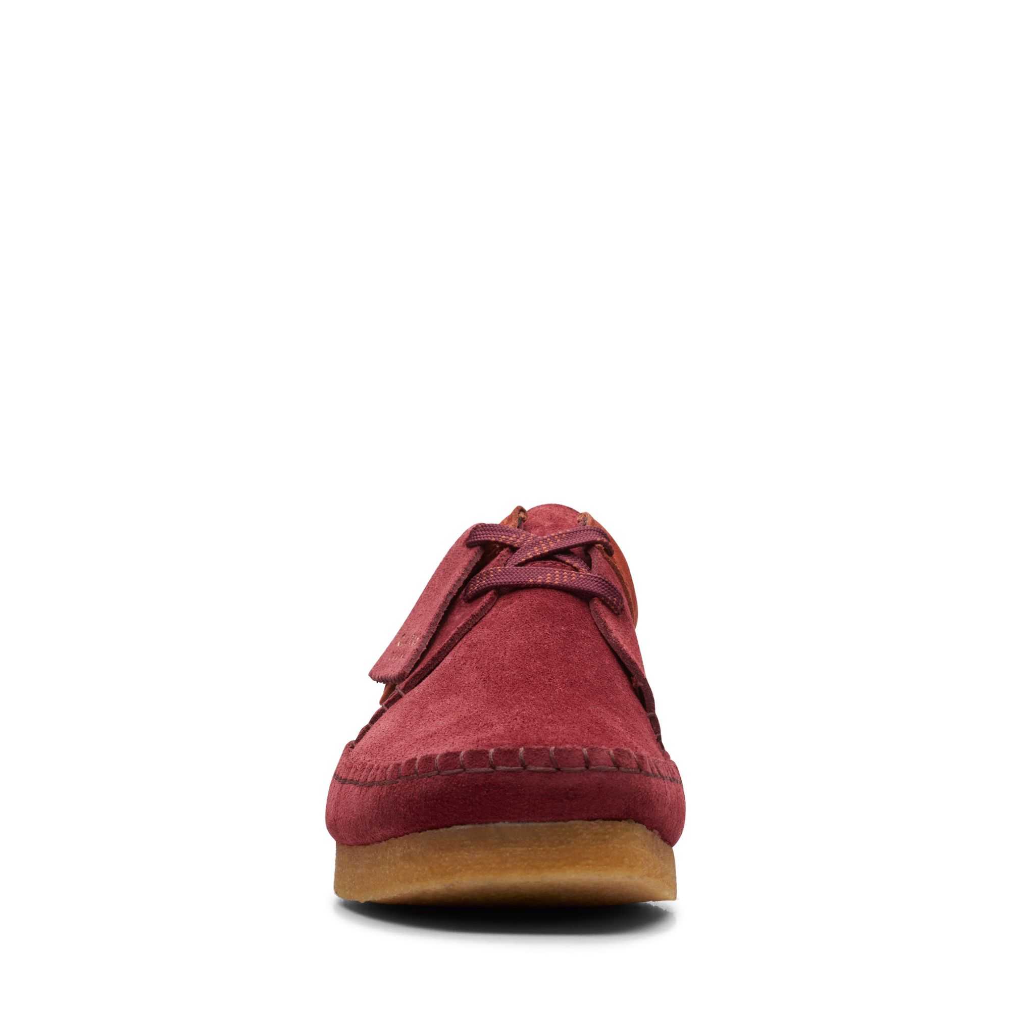 Originals Boty Clarks Weaver Vínové | 96ECUBDXS