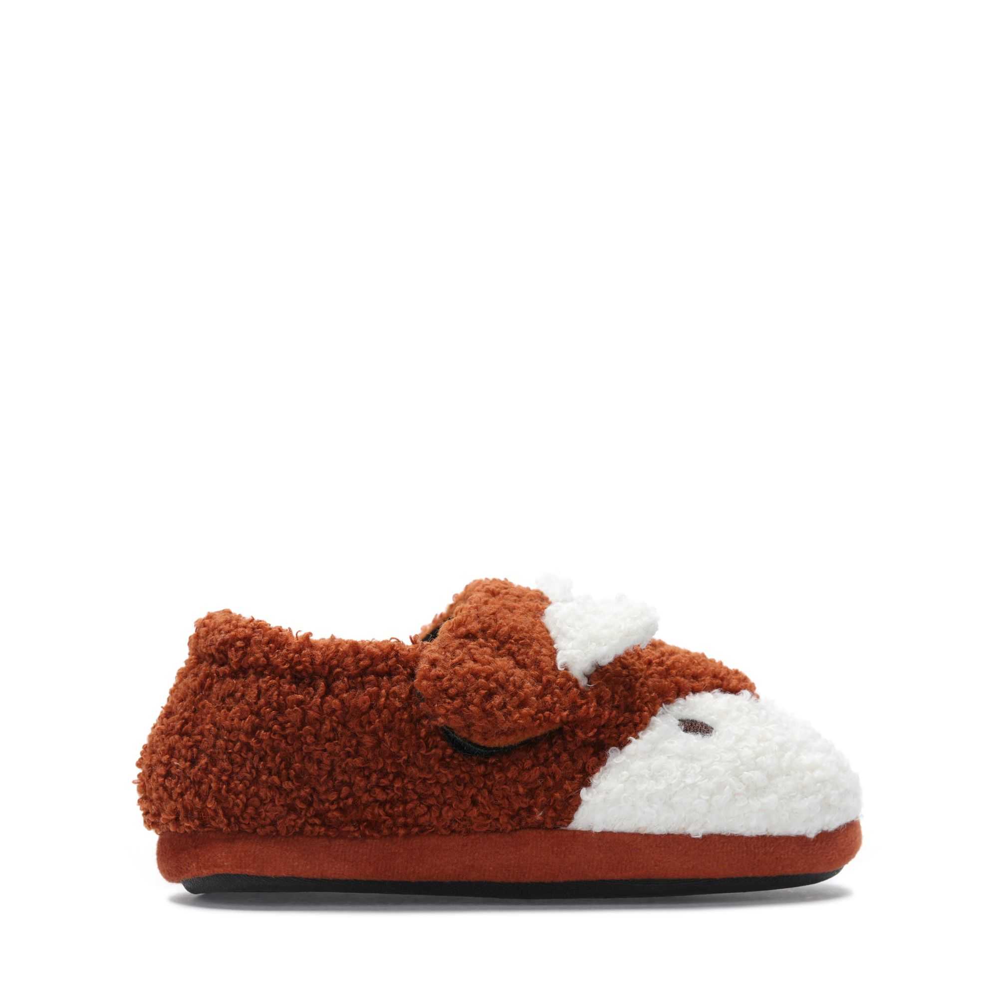 Pantofle Clarks Fluffy Snug Toddler Oranžové | 75ZHMGQCL