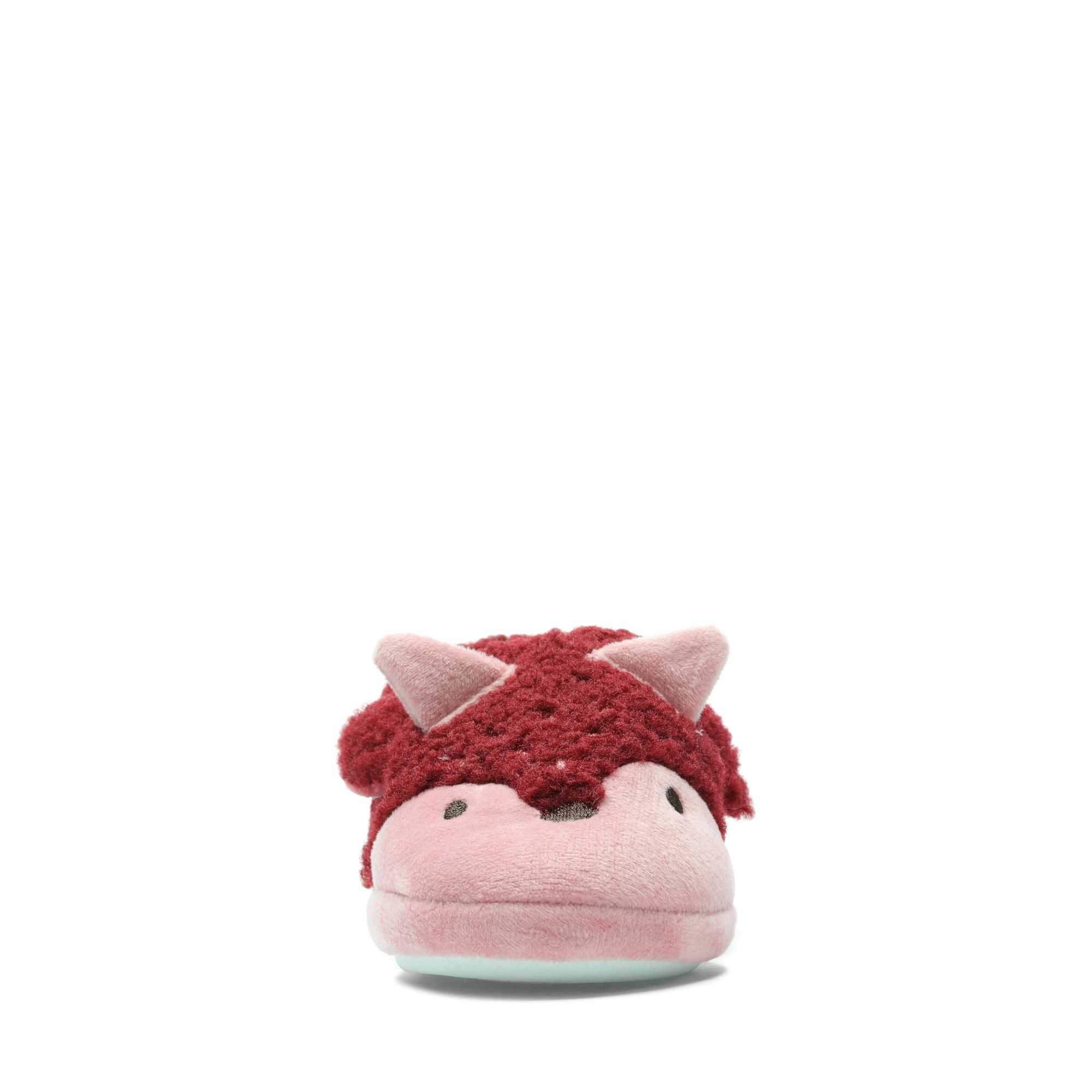 Pantofle Clarks Fluffy Snug Toddler Růžové | 32IRFZPYB