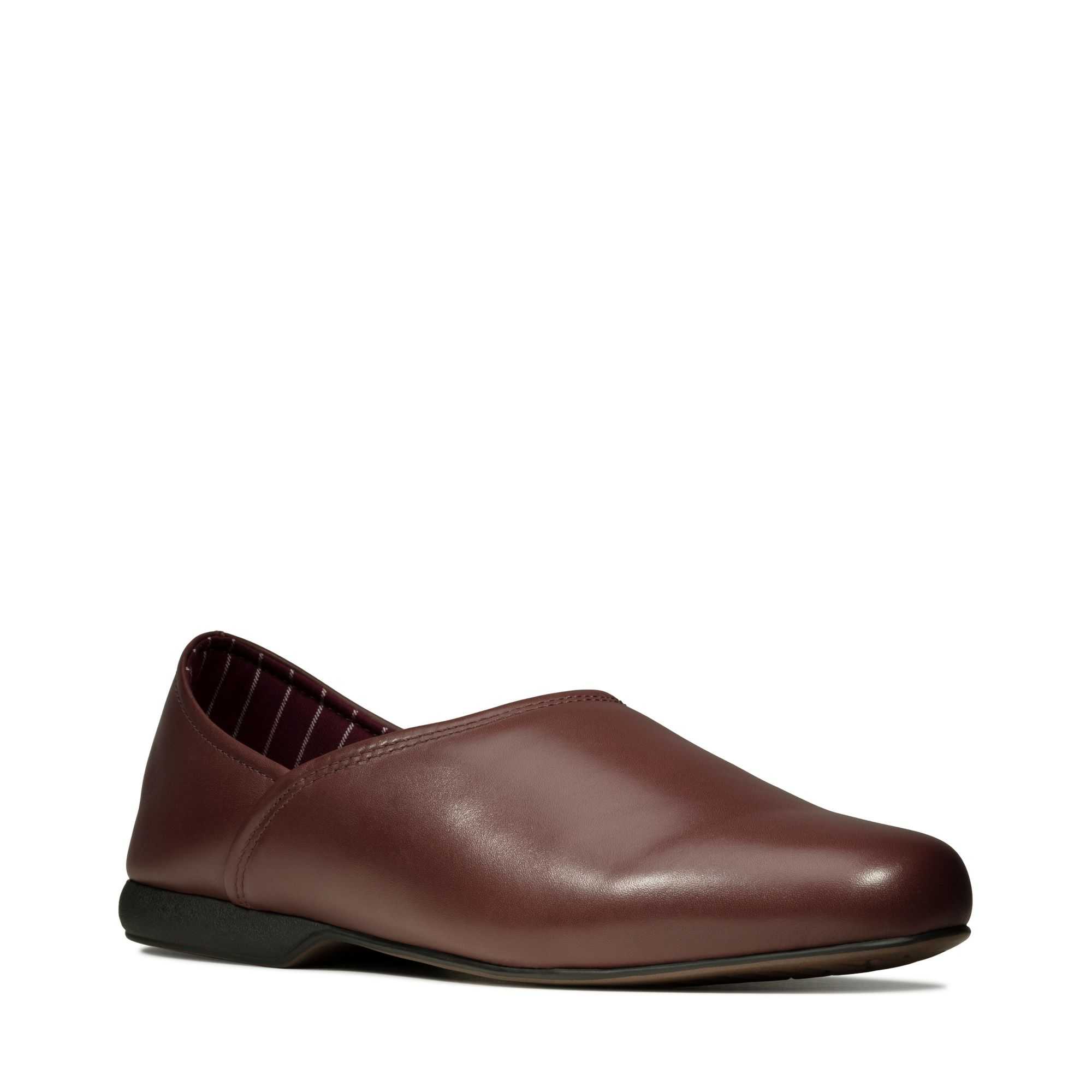 Pantofle Clarks Harston Elite Vínové | 76EZBOKNQ