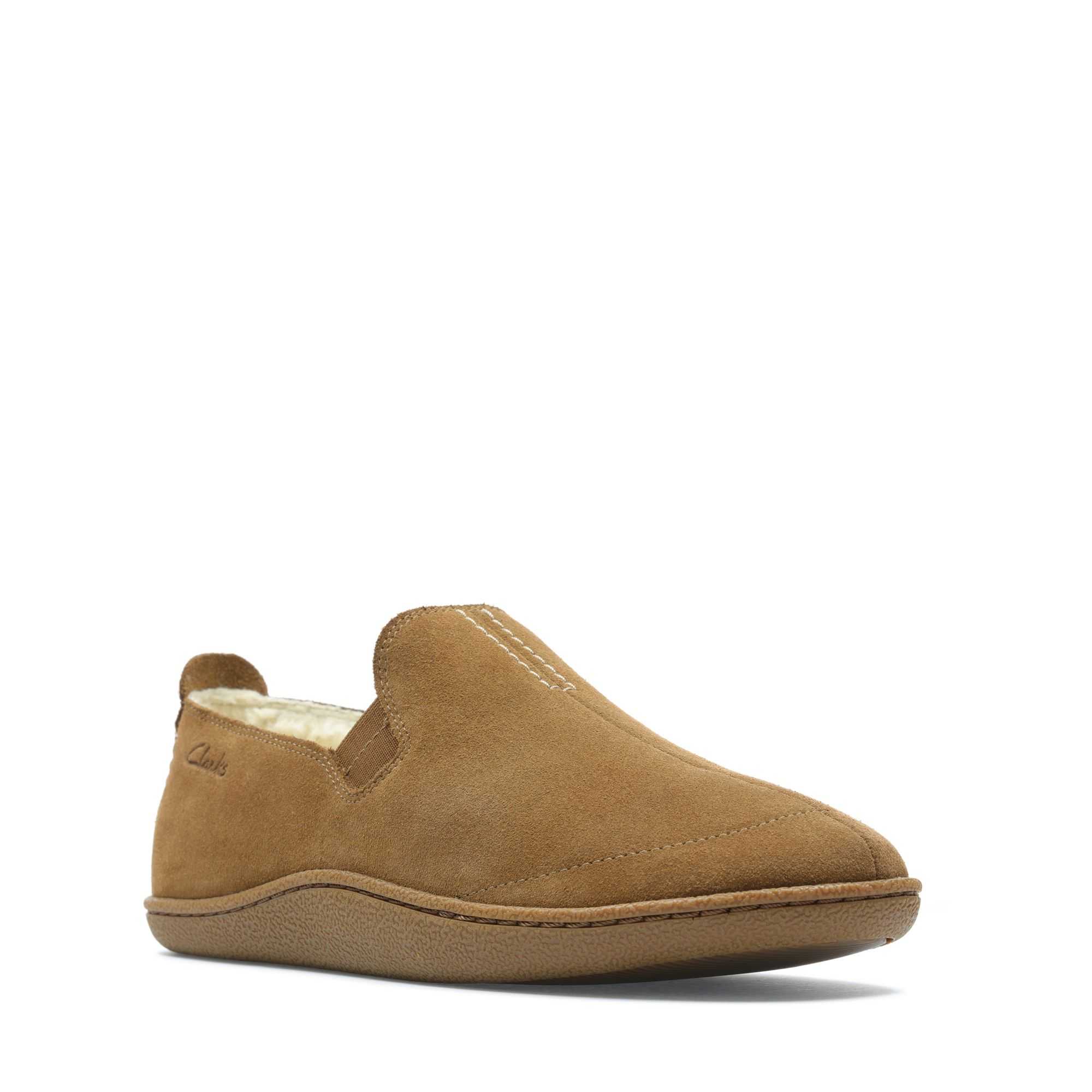 Pantofle Clarks Home Mocc Hnědé | 50RUCOIFW