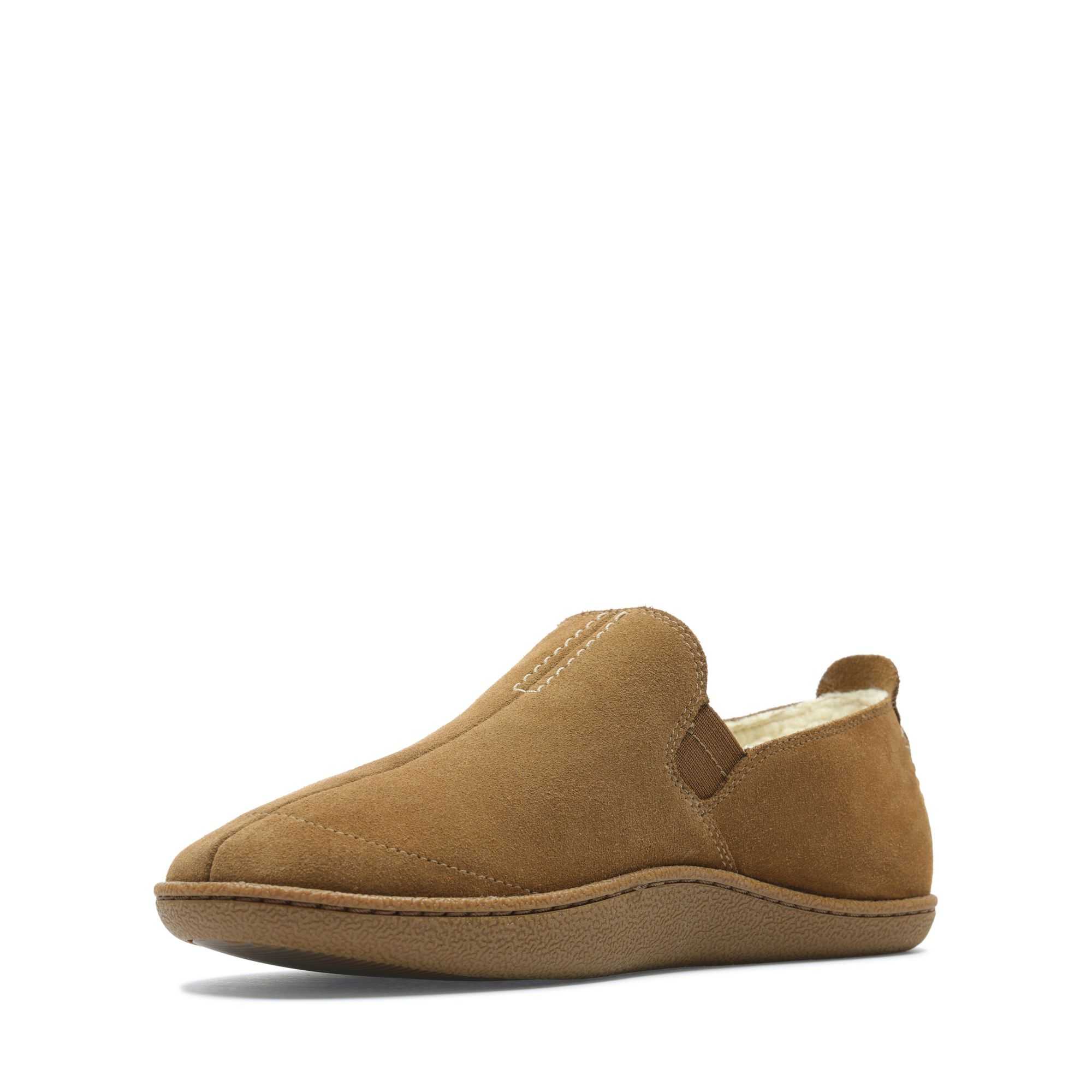 Pantofle Clarks Home Mocc Hnědé | 50RUCOIFW