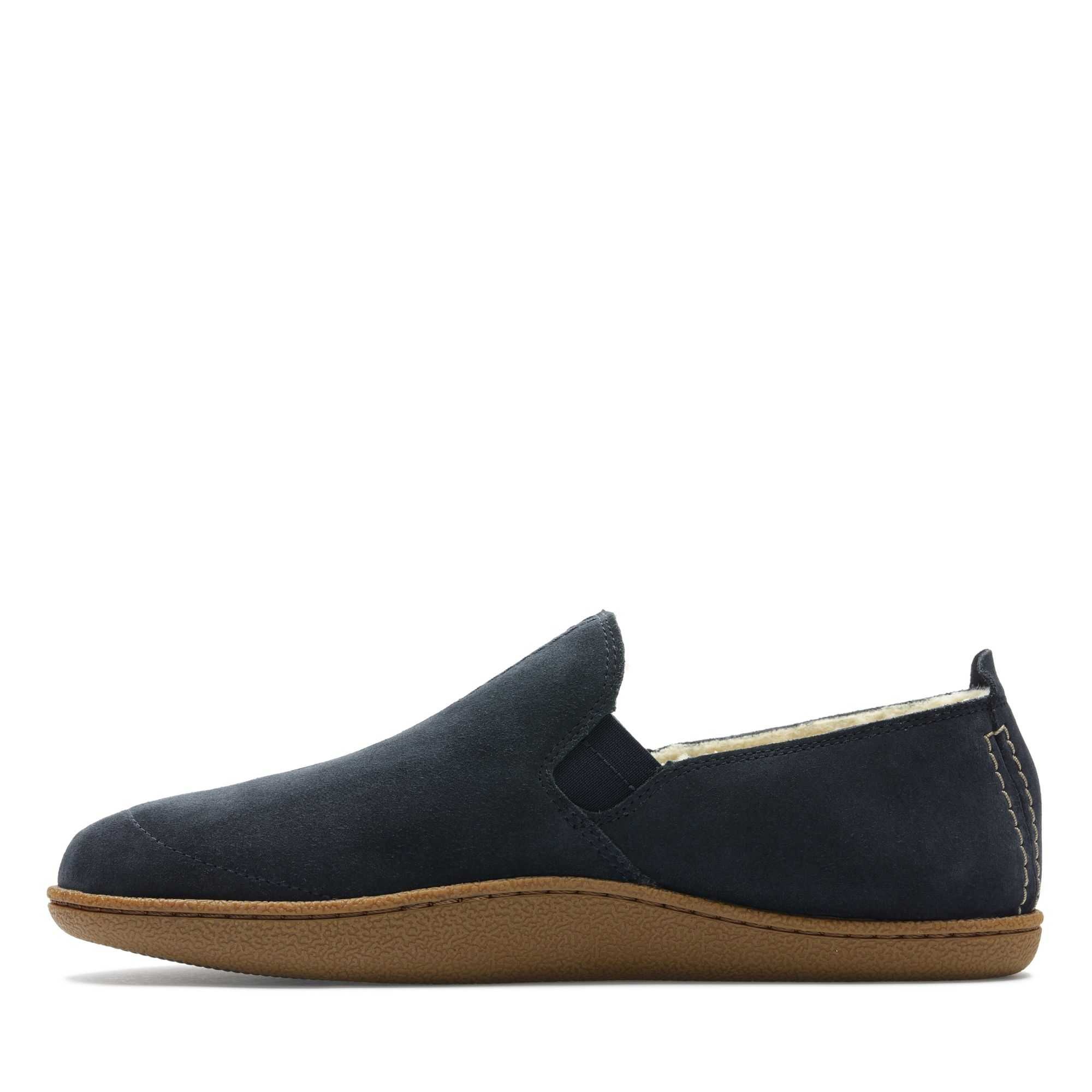 Pantofle Clarks Home Mocc Tmavě Blankyt | 28SUYKIGP