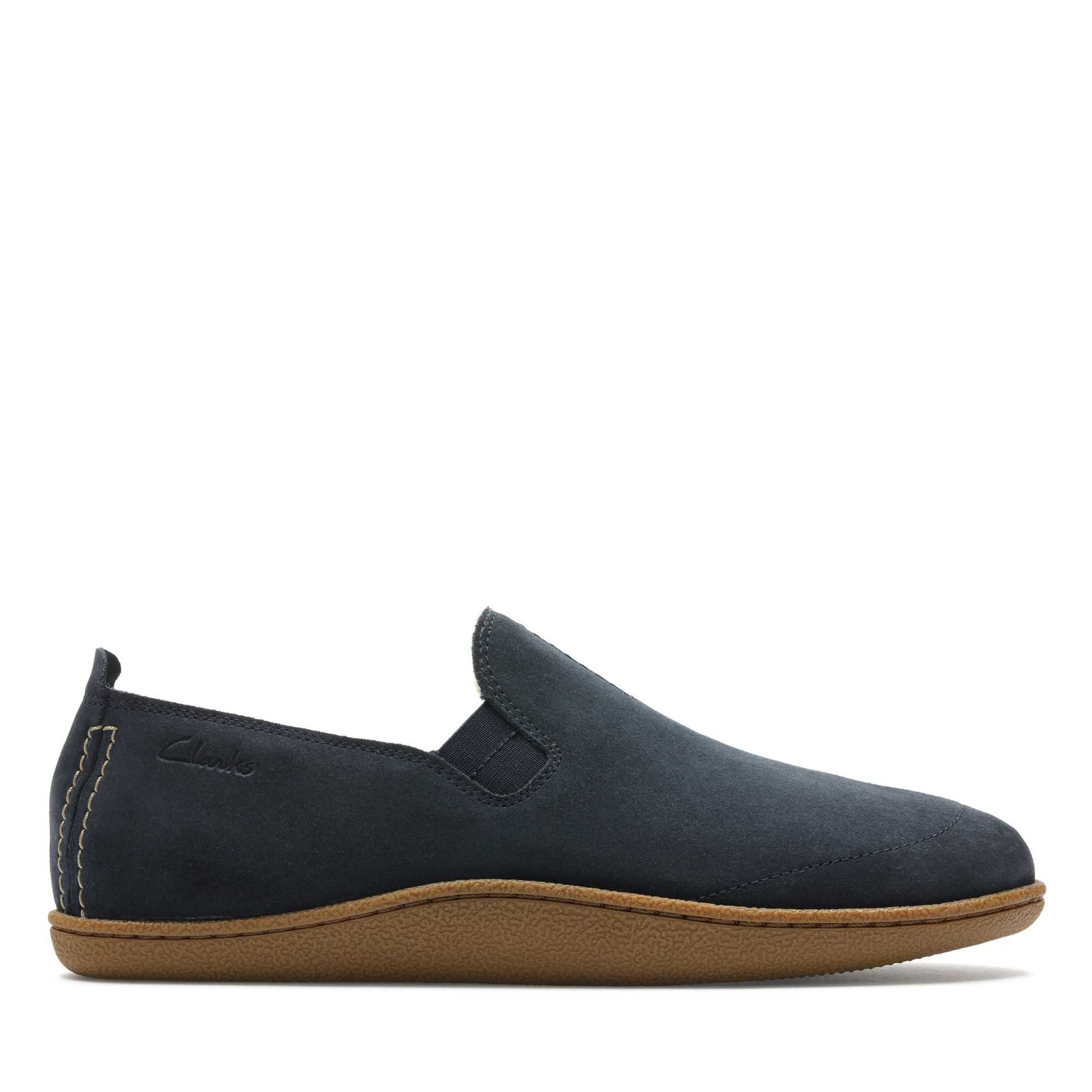 Pantofle Clarks Home Mocc Tmavě Blankyt | 28SUYKIGP