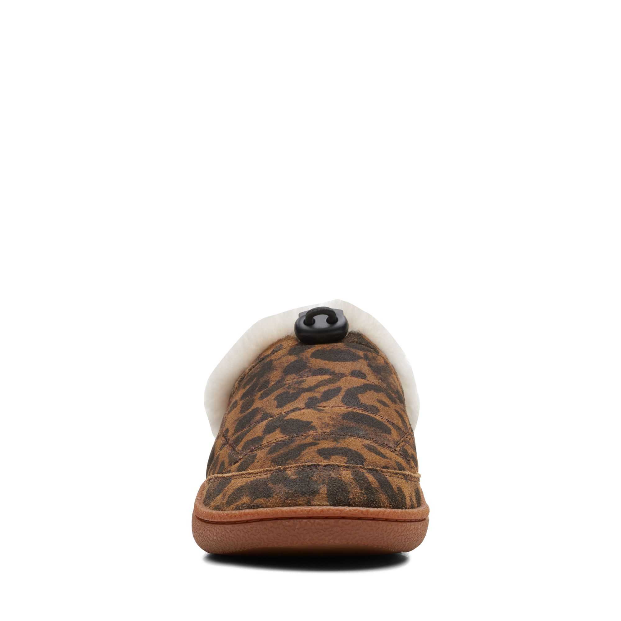 Pantofle Clarks Pilton Mule Leopard | 05DLCOWHK