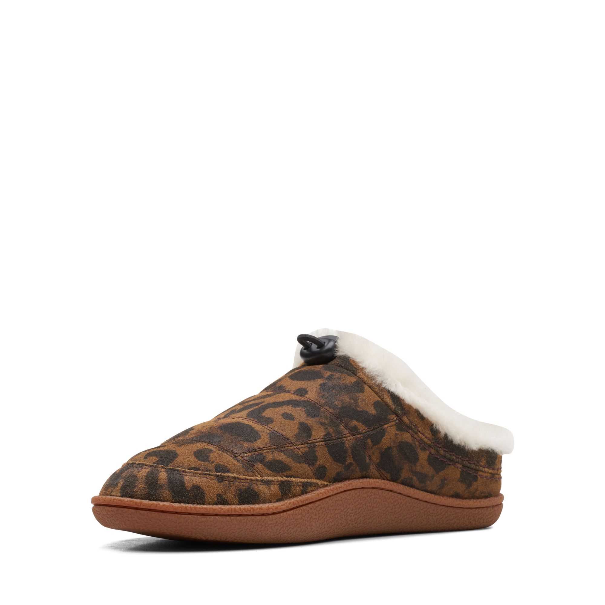 Pantofle Clarks Pilton Mule Leopard | 05DLCOWHK