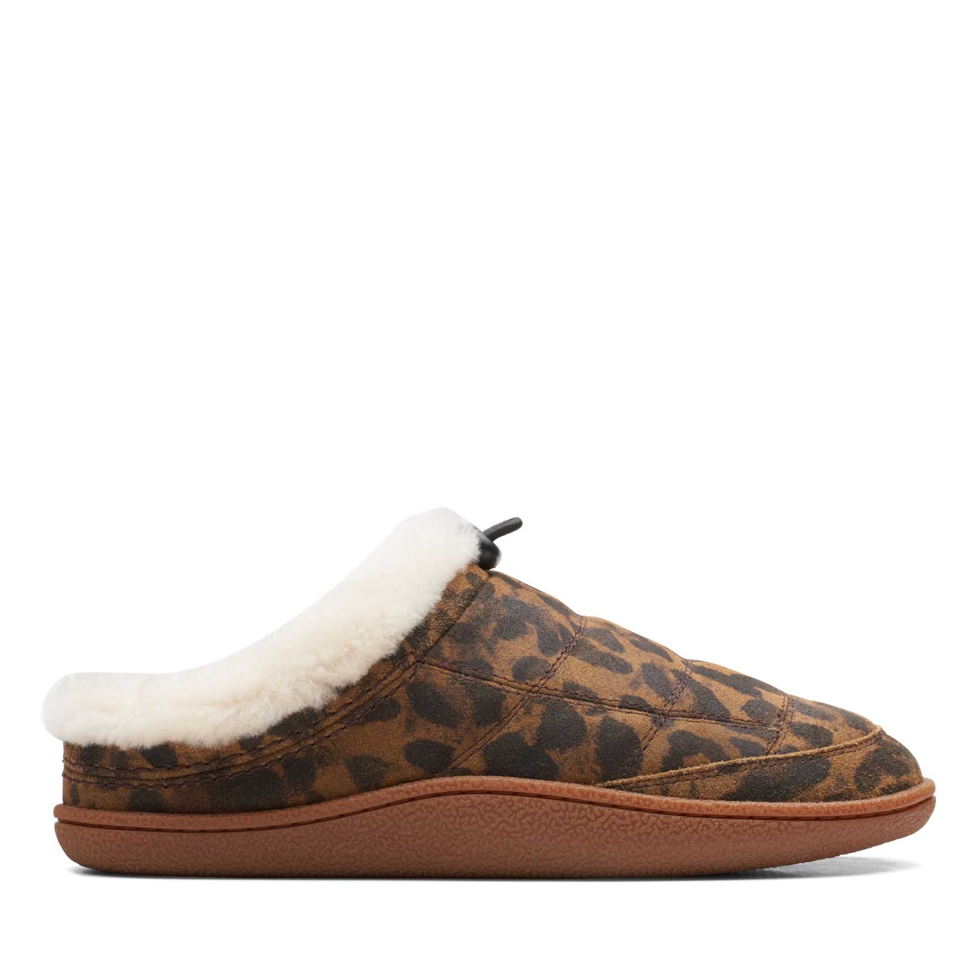 Pantofle Clarks Pilton Mule Leopard | 05DLCOWHK