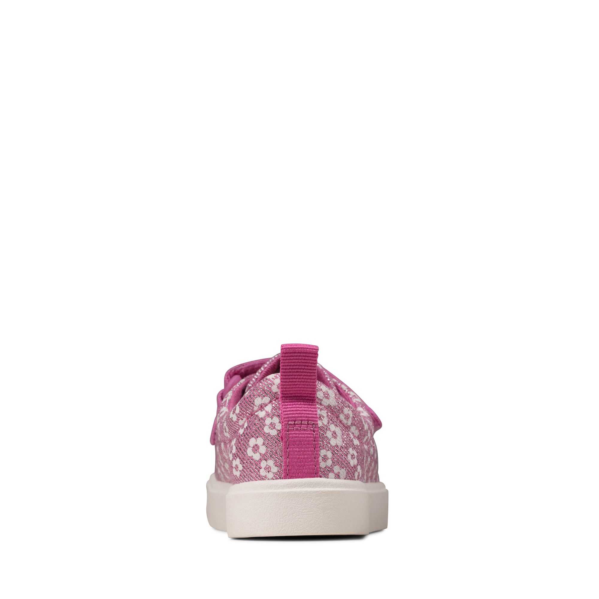 Plátěné Boty Clarks City Bright Toddler Růžové | 47WSPIFXK