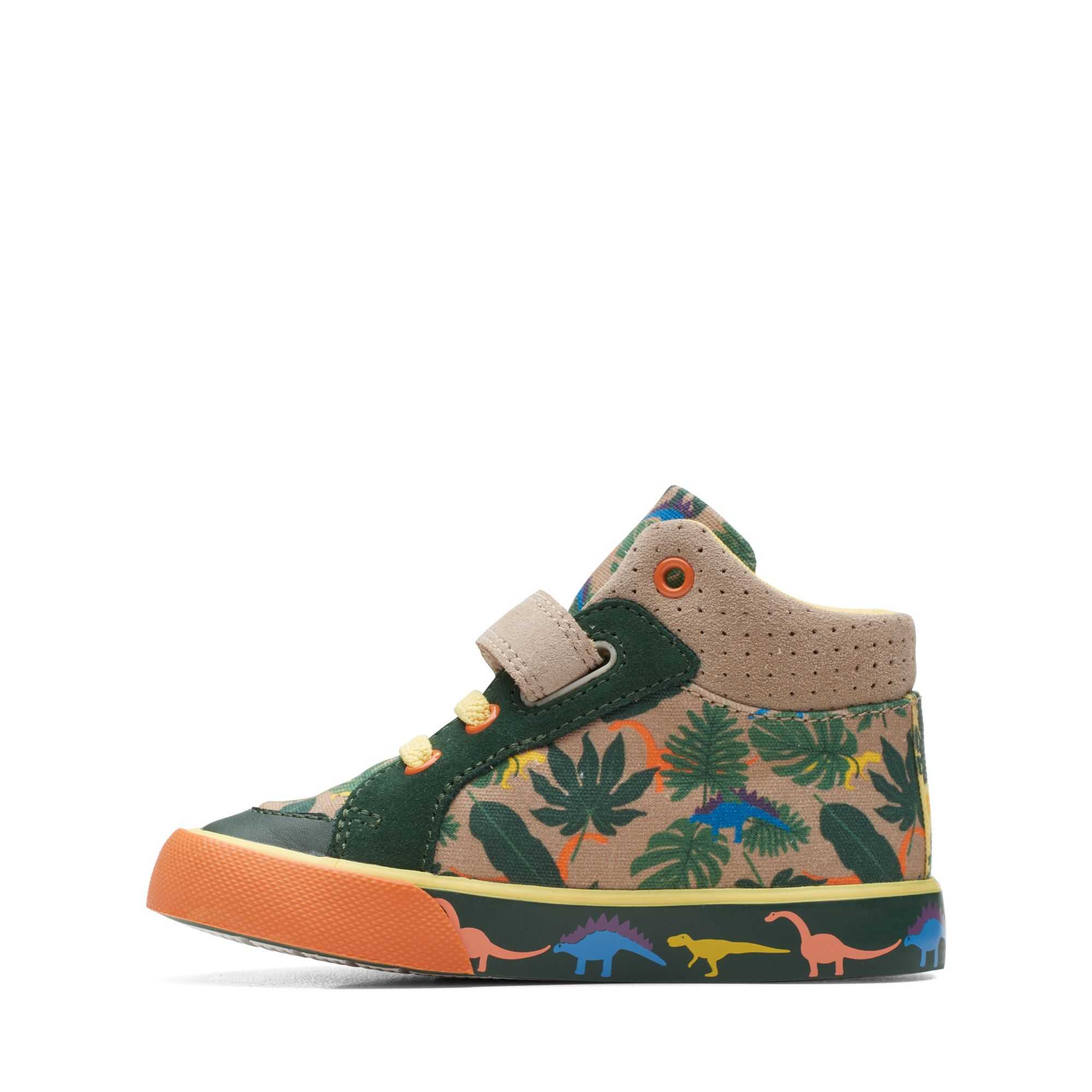 Plátěné Boty Clarks Foxing Pop Toddler Hnědožlutý | 48AKTYIME