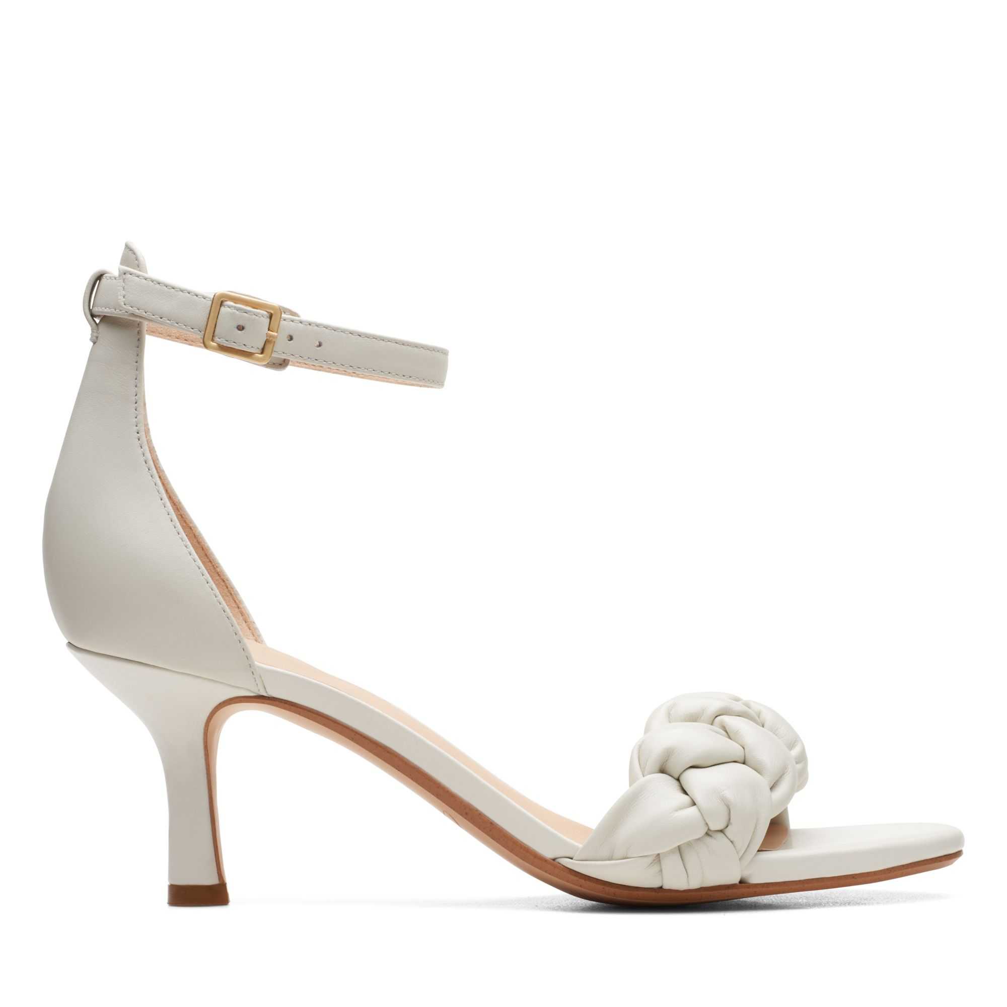 Sandály Clarks Amali Sandal Bílé | 97QHEKDOT