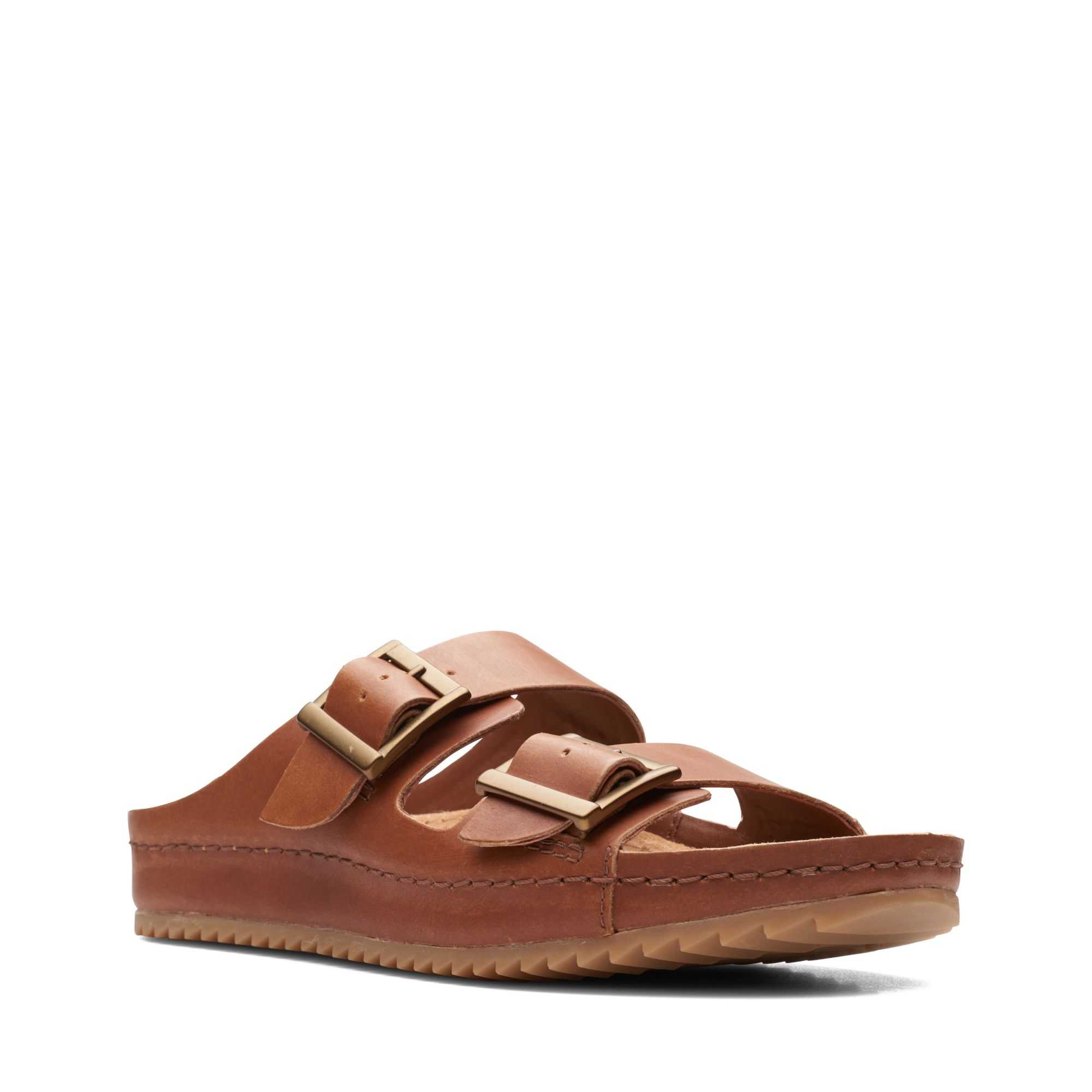 Sandály Clarks Brookleigh Sun Tmavě Hnědé | 26YZPBUEK