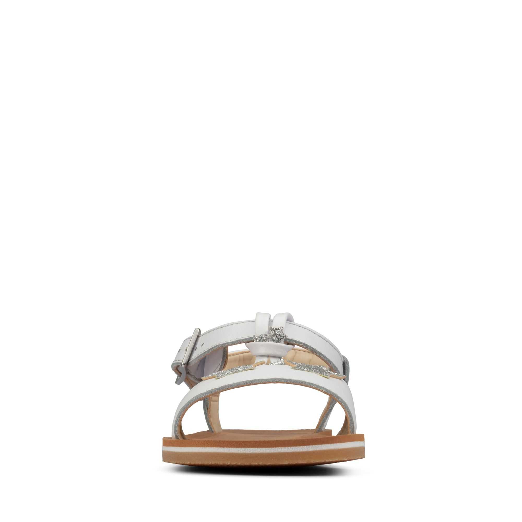 Sandály Clarks Finch Summer Toddler Bílé | 39UQOWCBX