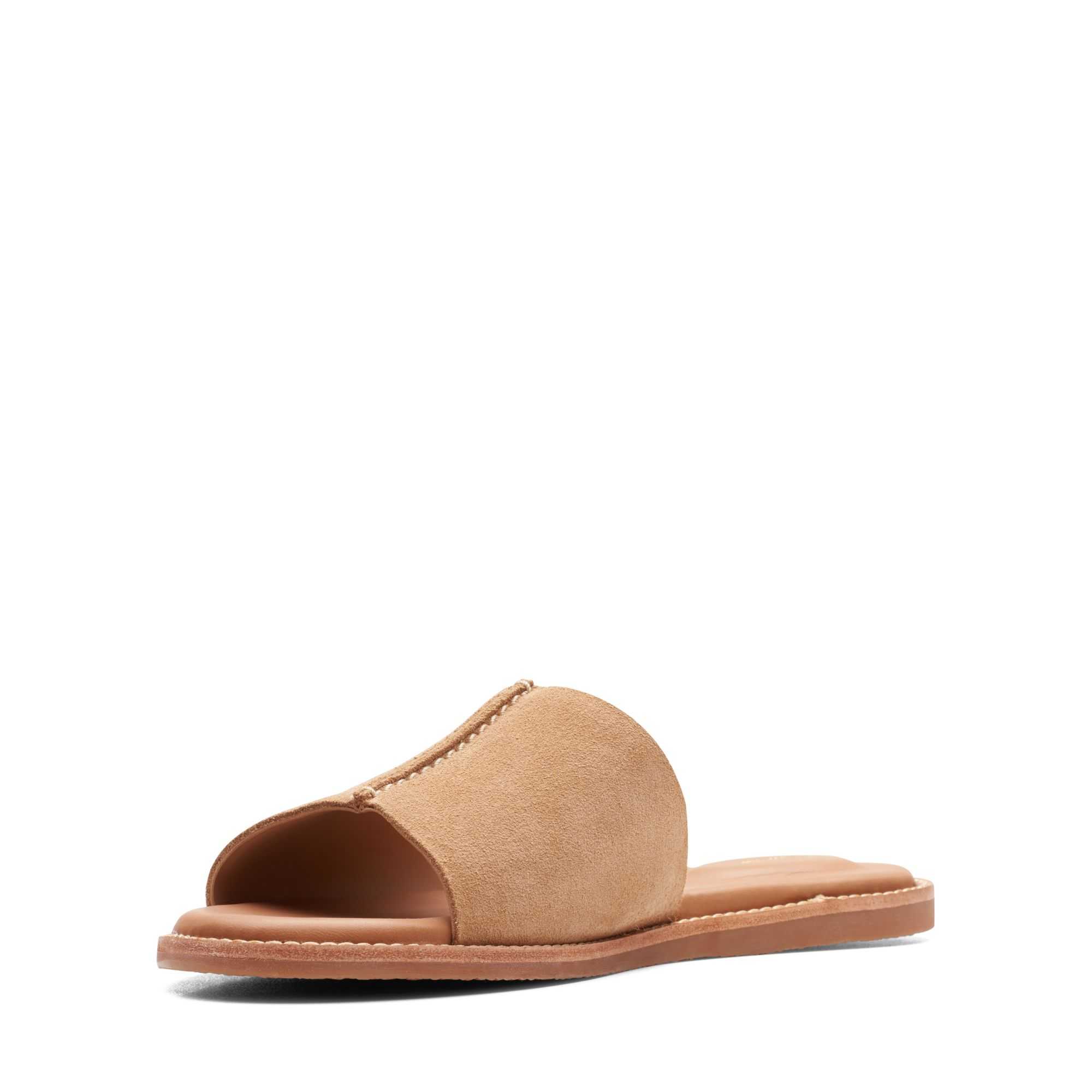 Sandály Clarks Karsea Mule Světle Hnědé | 85NJKRZQY