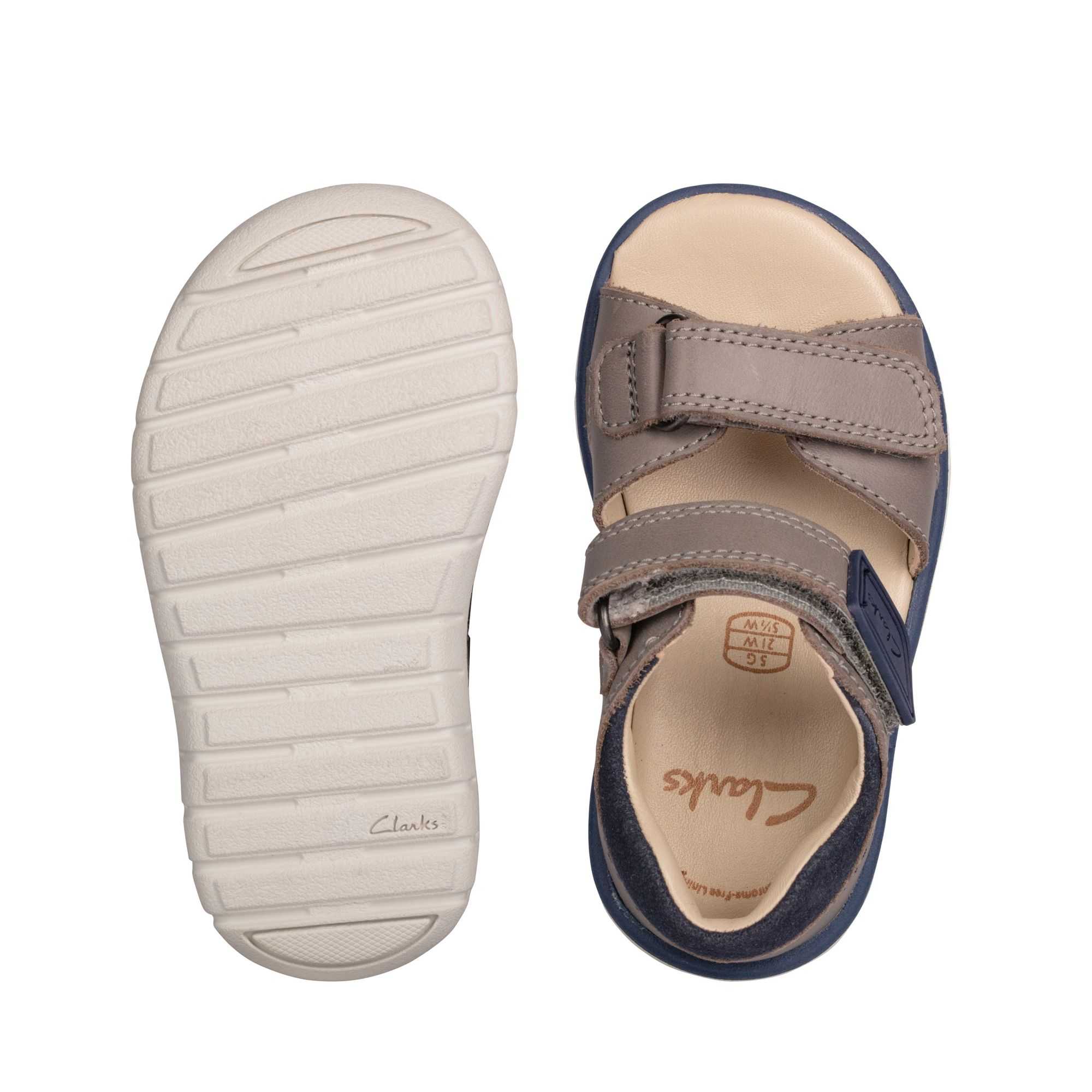 Sandály Clarks Roam Surf Toddler Šedé | 85AWRXCOM