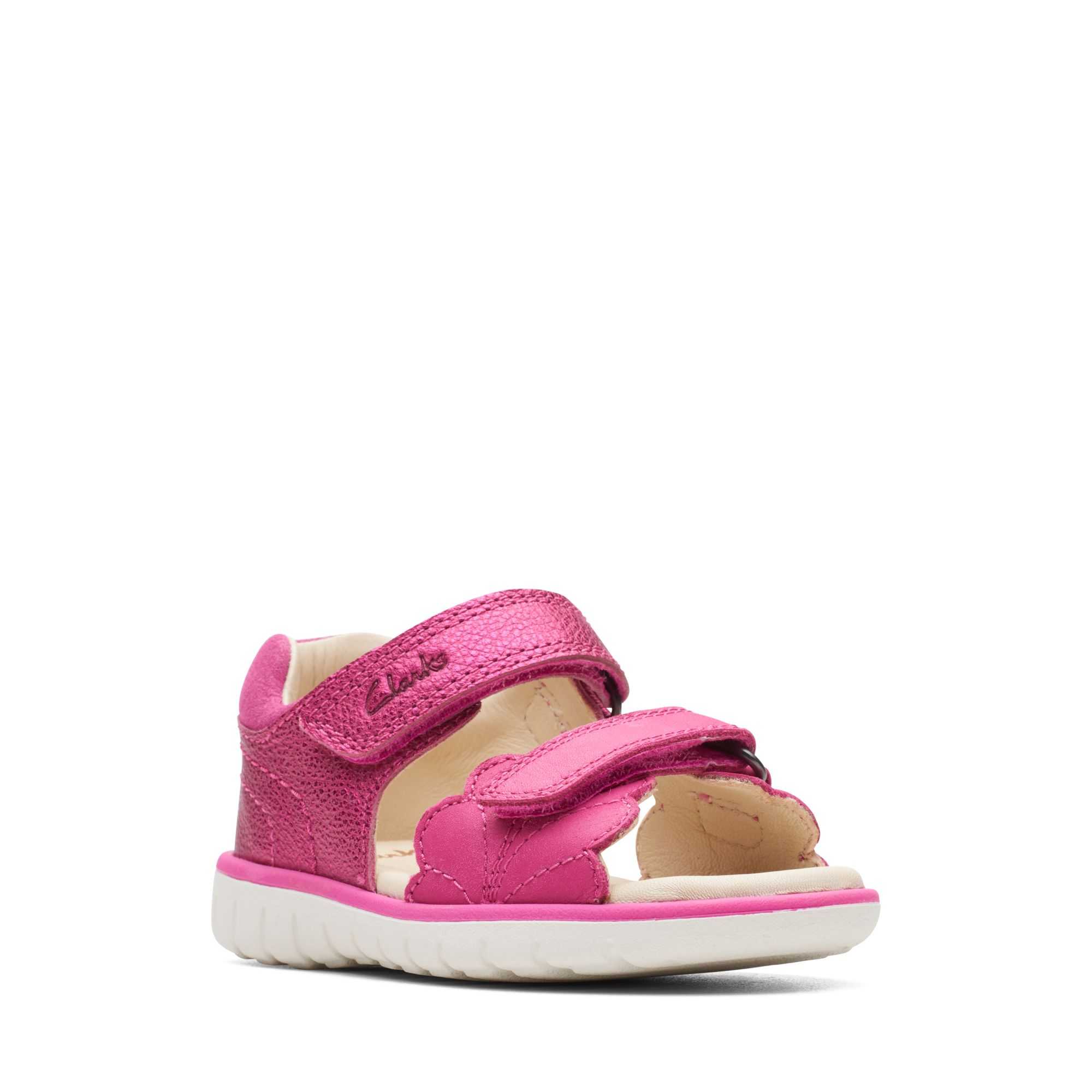 Sandály Clarks Roam Wing Toddler Růžové | 64QUOWKEX