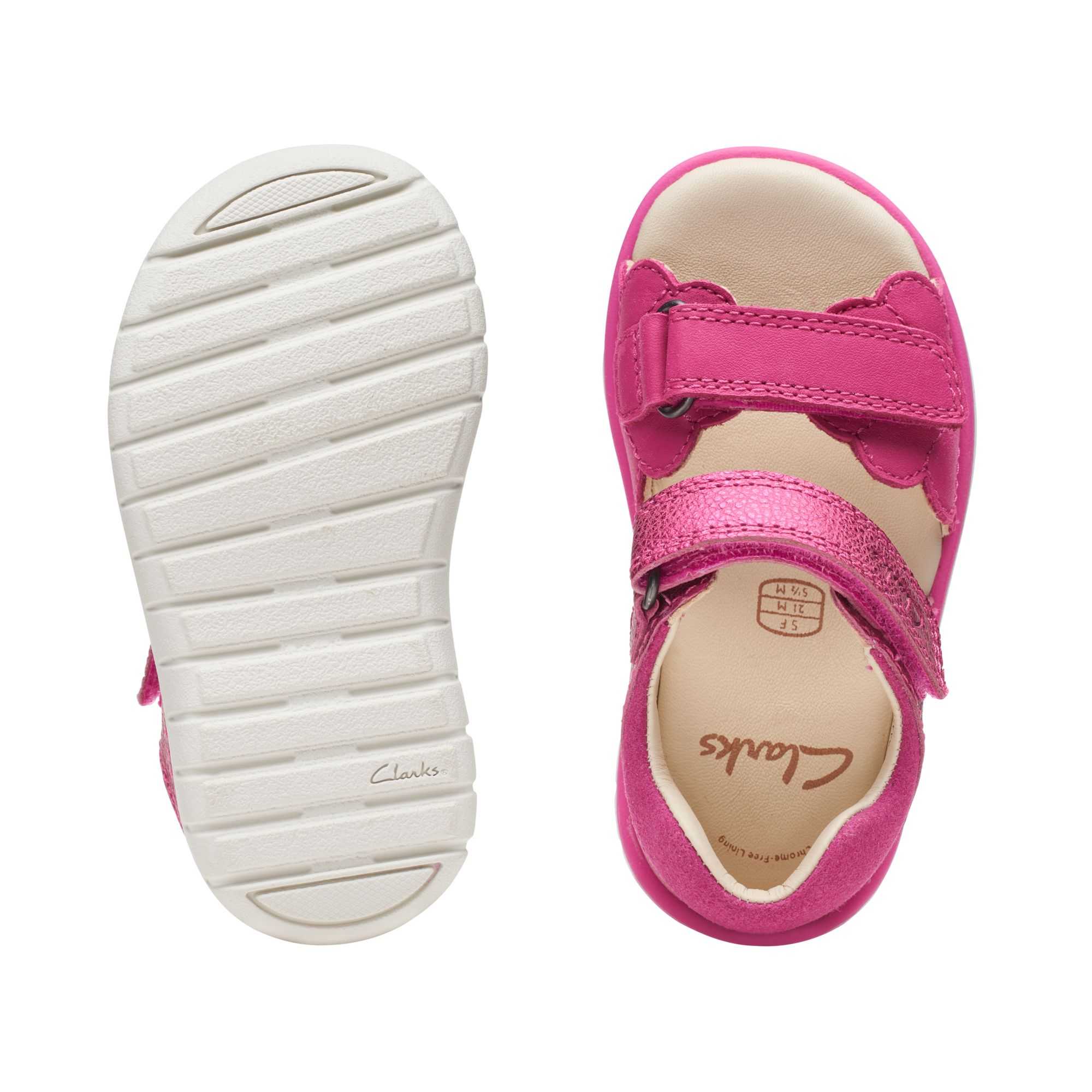 Sandály Clarks Roam Wing Toddler Růžové | 64QUOWKEX