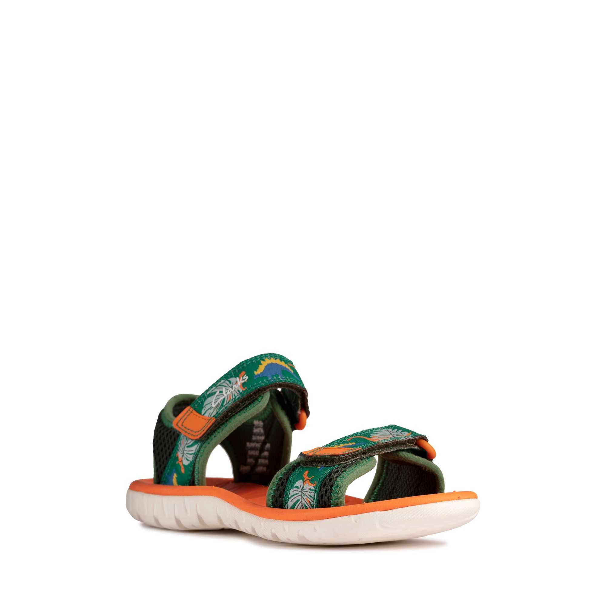 Sandály Clarks Surfing Tide Toddler Zelene | 52PCDRLYM