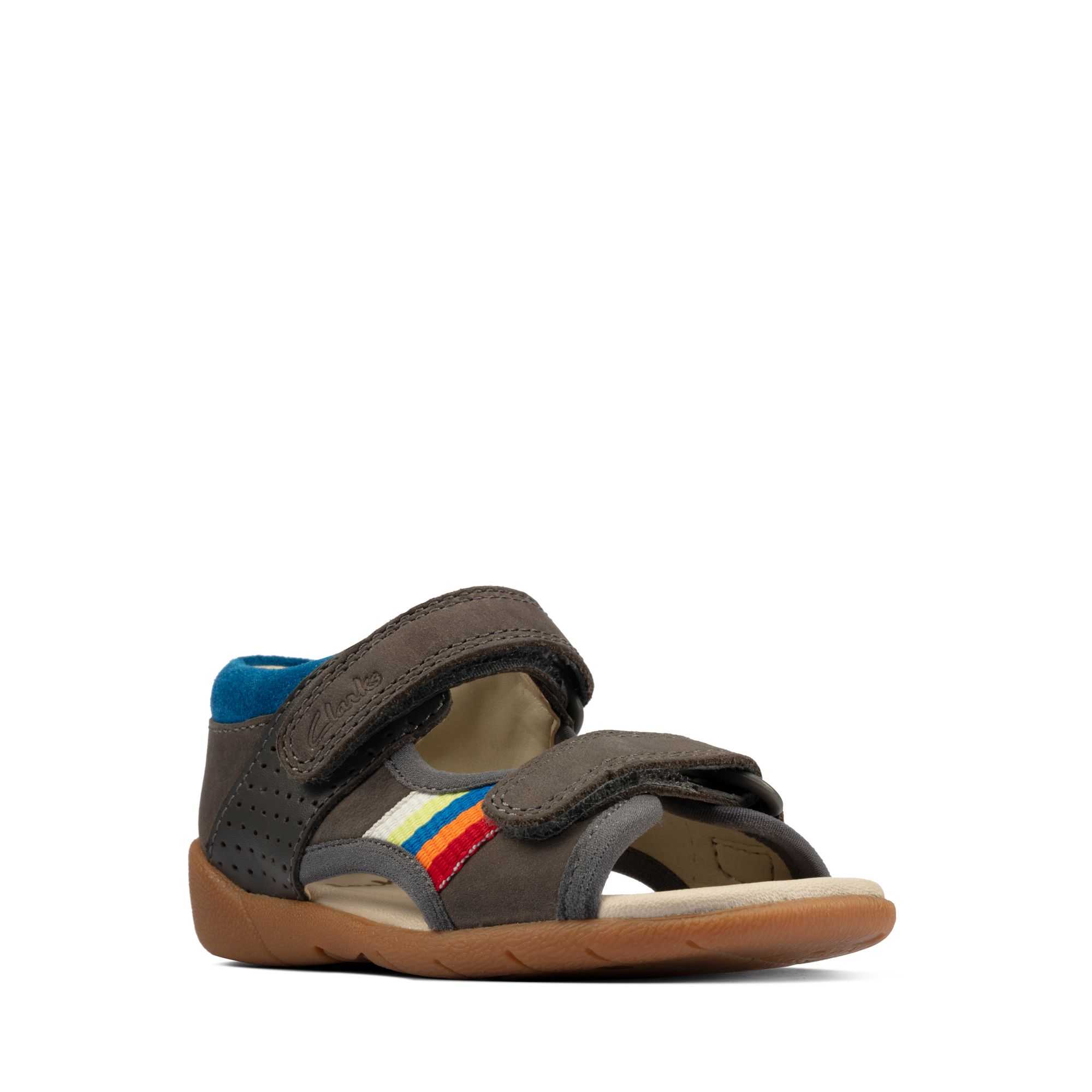 Sandály Clarks Zora Spirit Toddler Šedé | 73WLROXFY