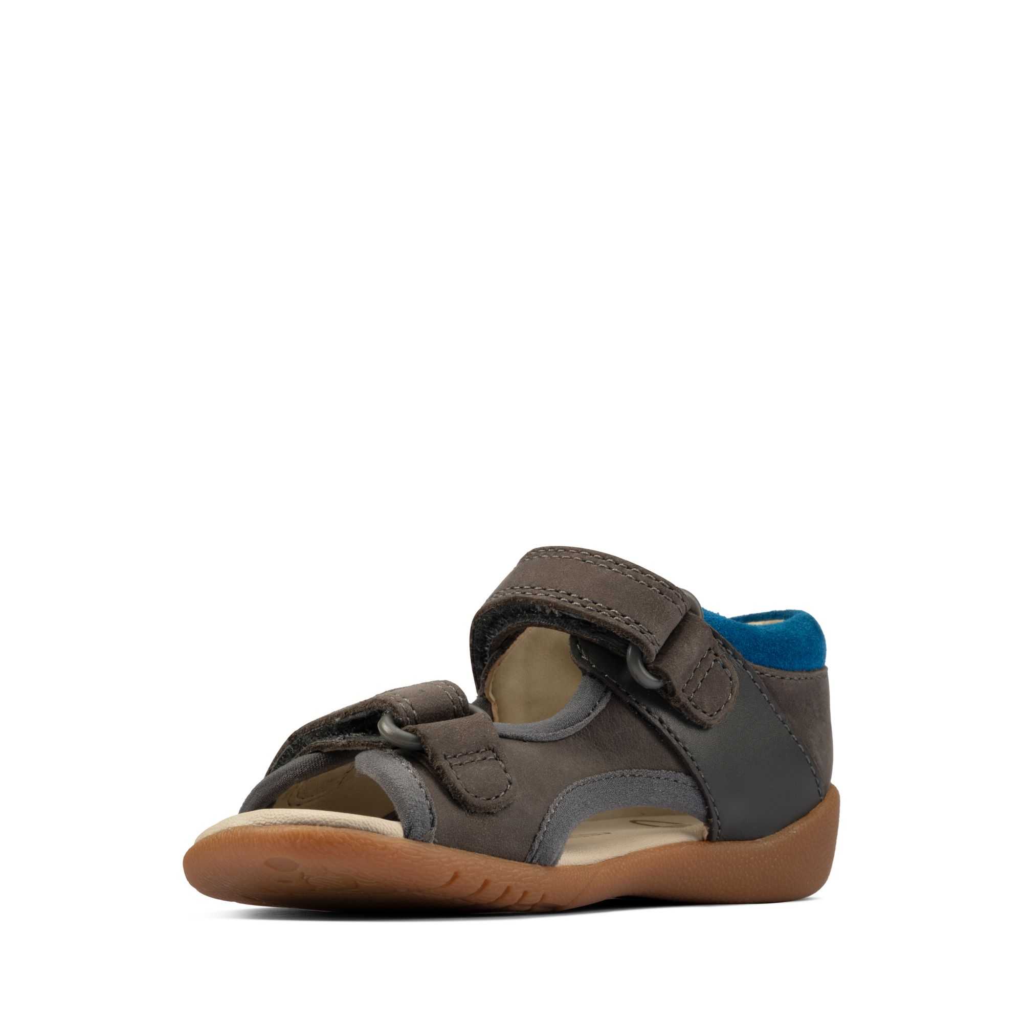 Sandály Clarks Zora Spirit Toddler Šedé | 73WLROXFY