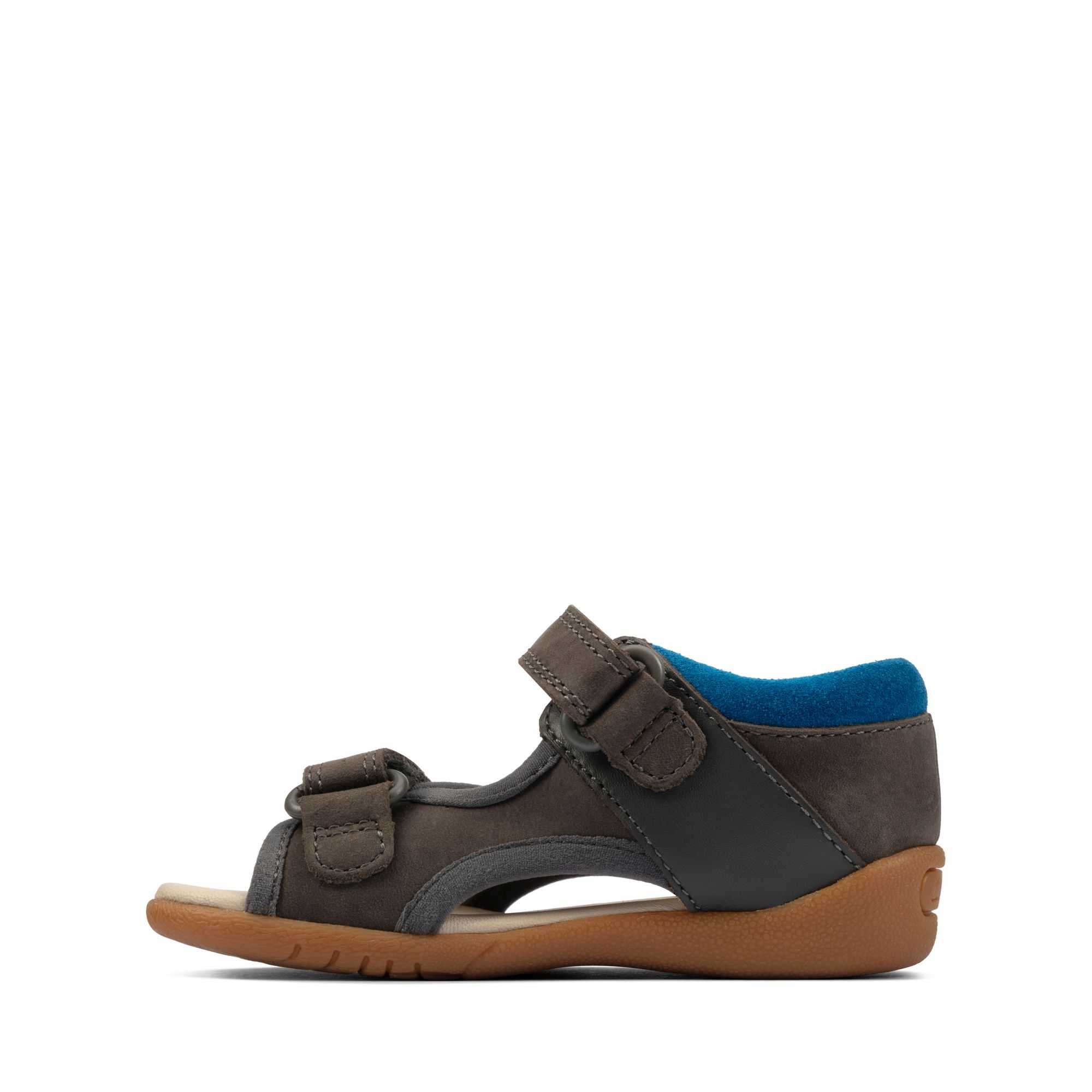 Sandály Clarks Zora Spirit Toddler Šedé | 73WLROXFY