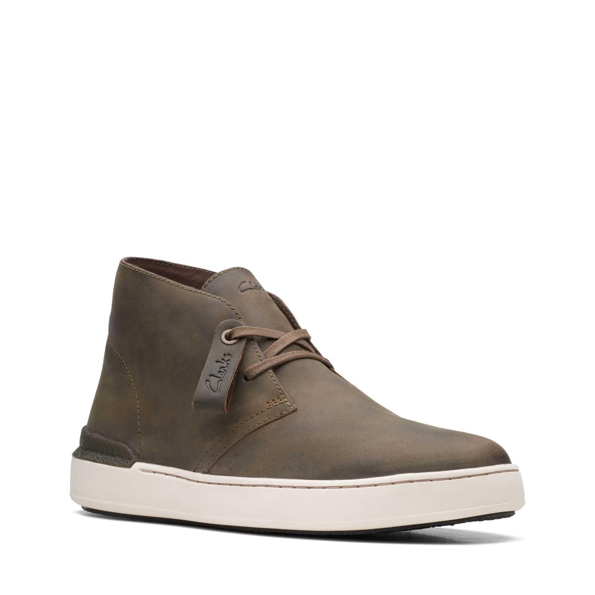 Sportovní Boty Clarks Court Lite Desert Boot Olivy Zelené | 89PYSMQCX